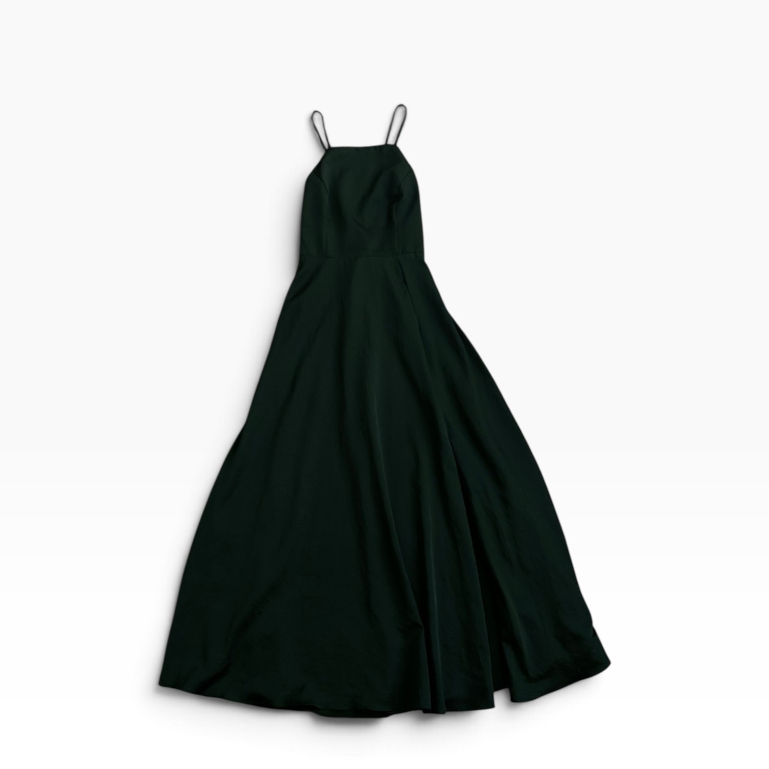 Lulu\'s Mythical Kind of Love Dark Green Maxi Dress Size Small