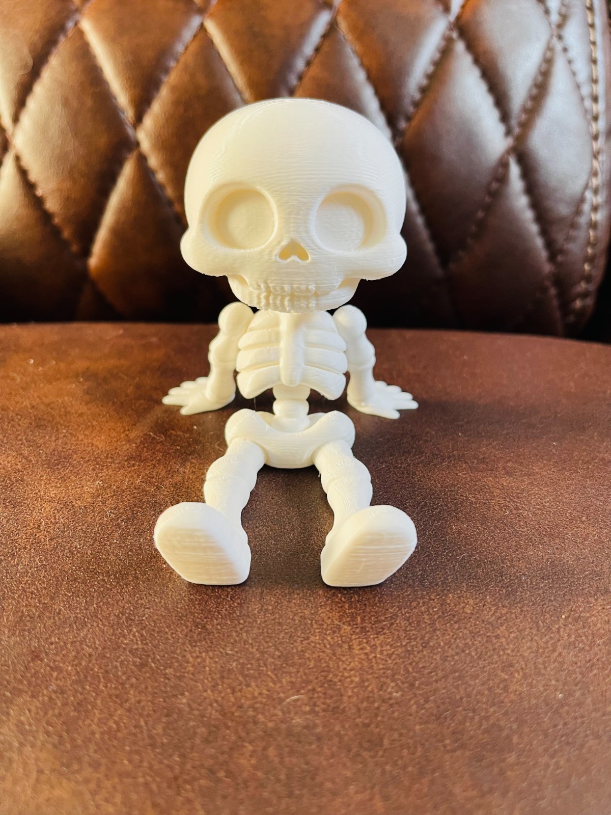 cute skeleton phone holder universal