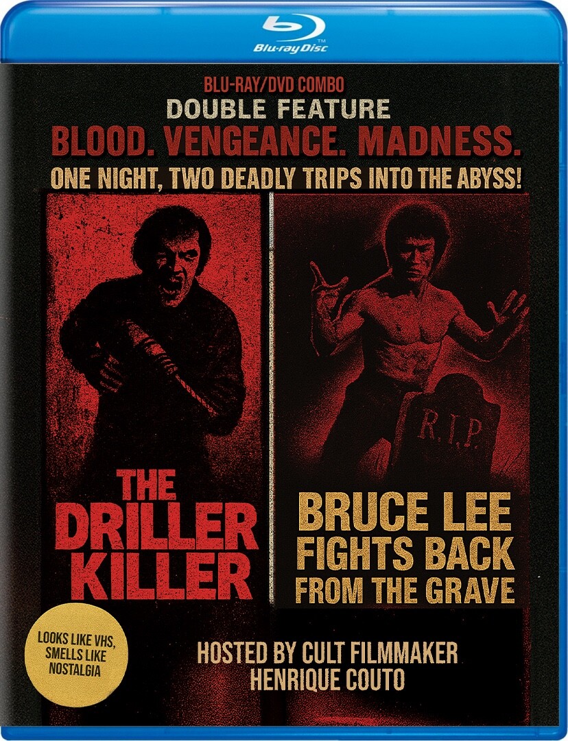 Driller Killer / Bruce Lee Fights Back from the Grave Blu-ray DVD Double Feature