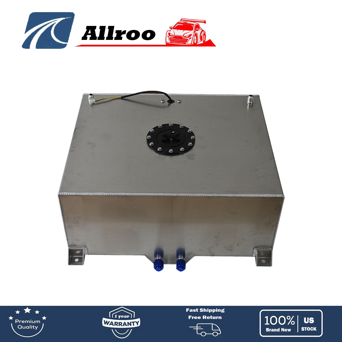 Lightweight Aluminum Race Drift Fuel Cell Tank Level Sender 20 Gallon