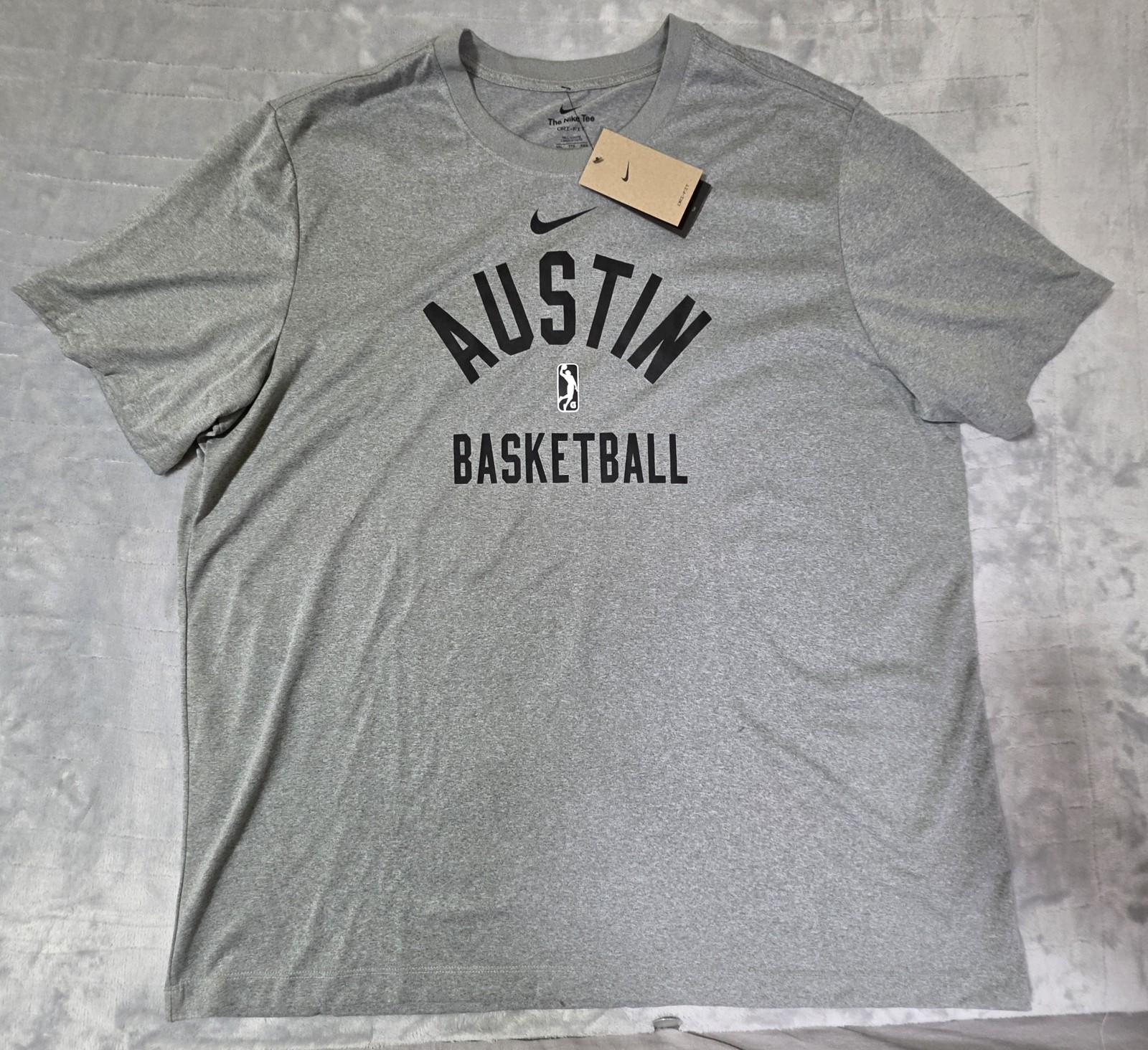 Nike Austin Spurs Basketball Men\'s Dri-Fit T-Shirt NBA G-League XXL 2XL Tall