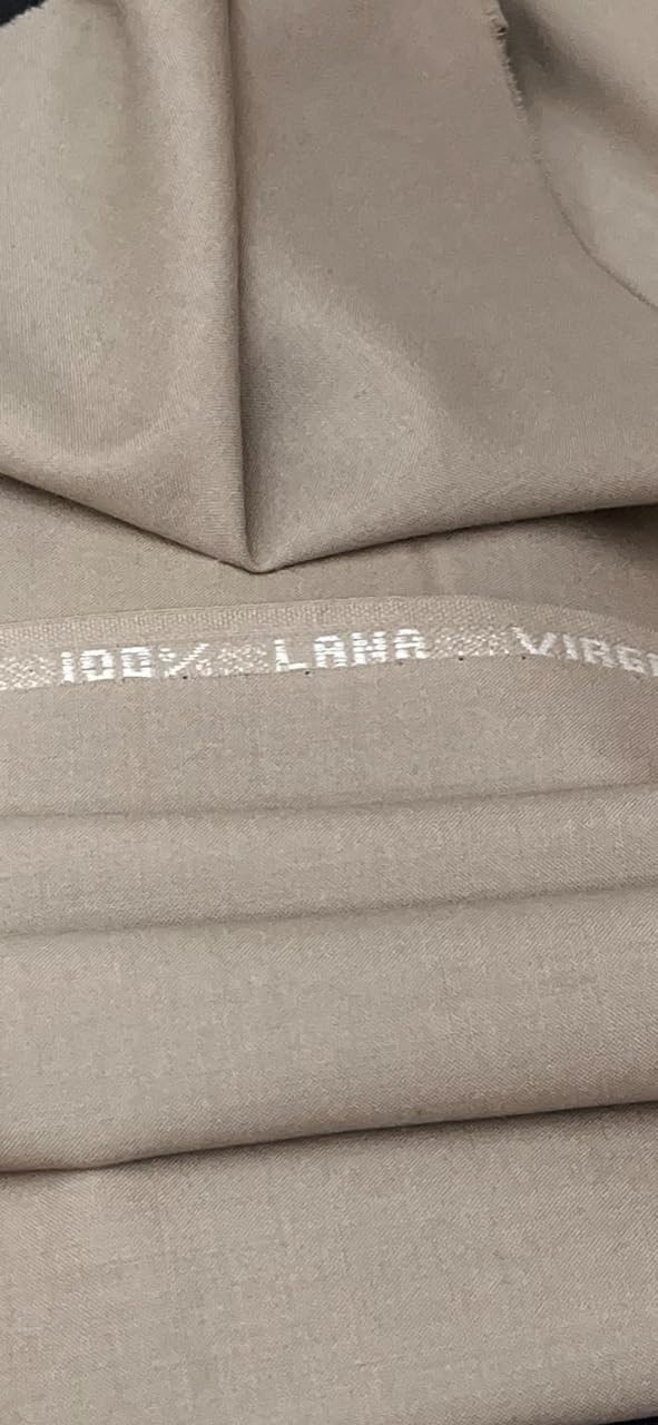 $30 for 2Yds,TAN/TOUPE 100%Wool PlainWeave Salvage,Jacket.pants.skirt &dress#119