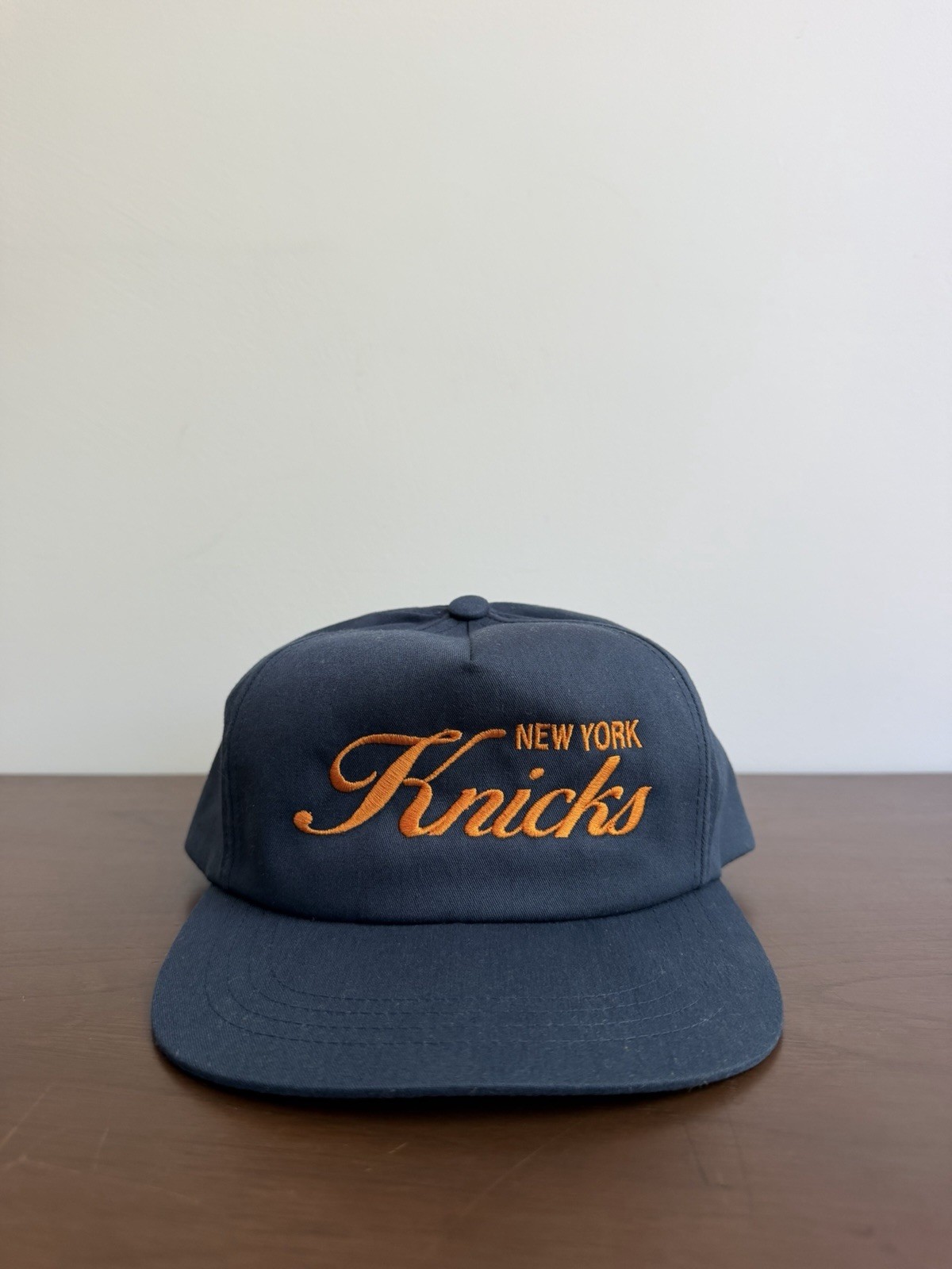New York Knicks Vintage Inspired Adjustable Snapback Hat Cap OS Blue Orange