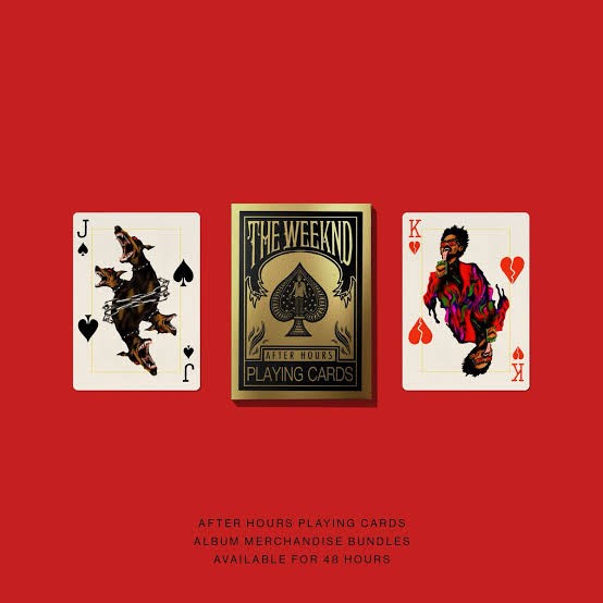 The Weeknd - After Hours - Golden Playing Card Deck (After Hours Themed)