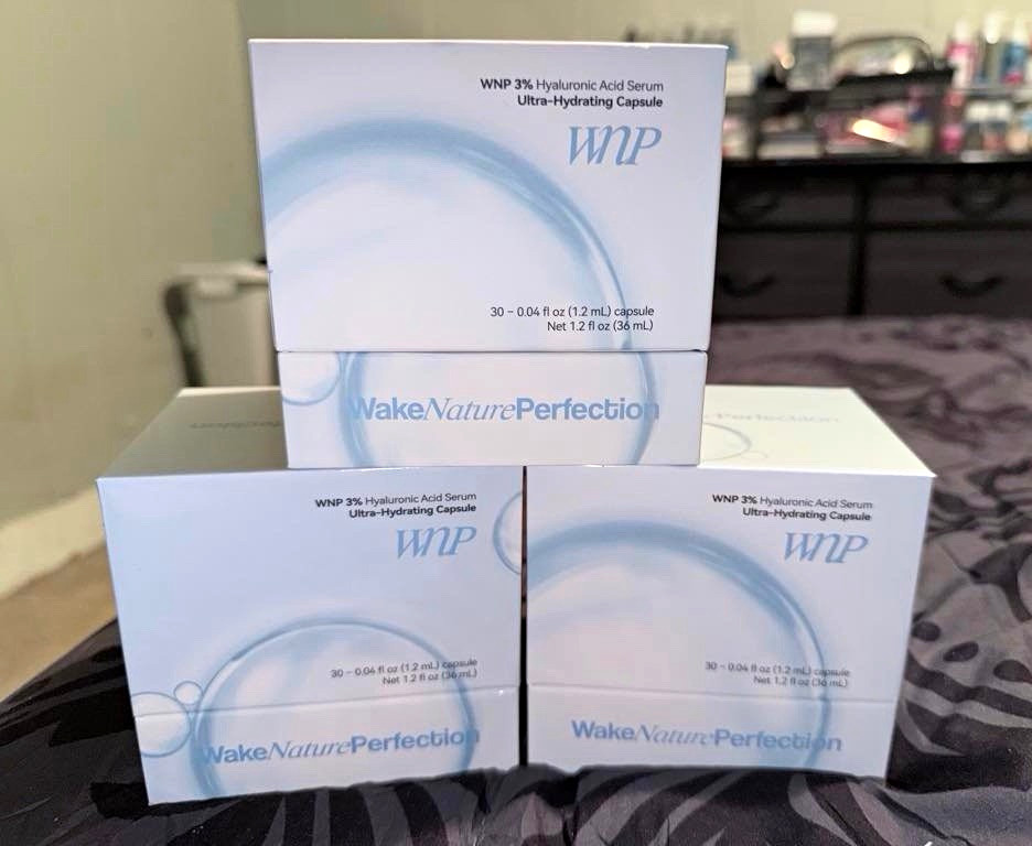 WakeNaturePerfection WNP 3% Hyaluronic Acid Ultra-Hydrating Serum Capsules 1.2oz