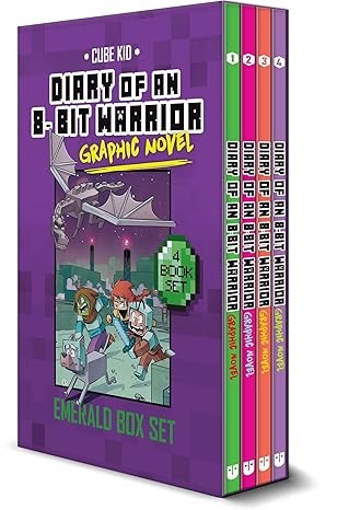 Diary of an 8-Bit Warrior Graphic Novel Emerald Box Set Paperback New