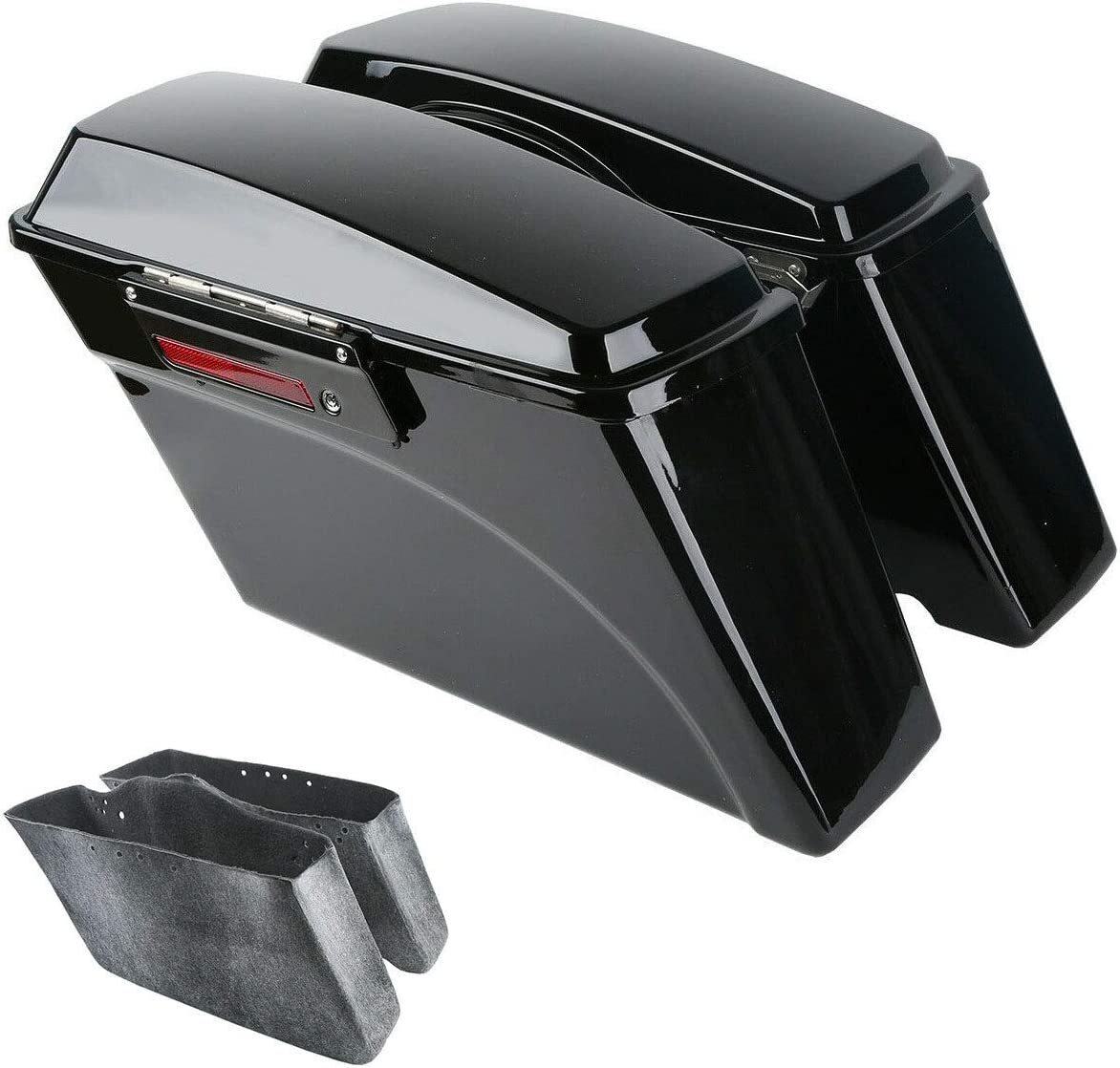 Hard Saddlebags Saddle Bags Fit For Harley Road King Glide FLHR FLTR 1994-2013