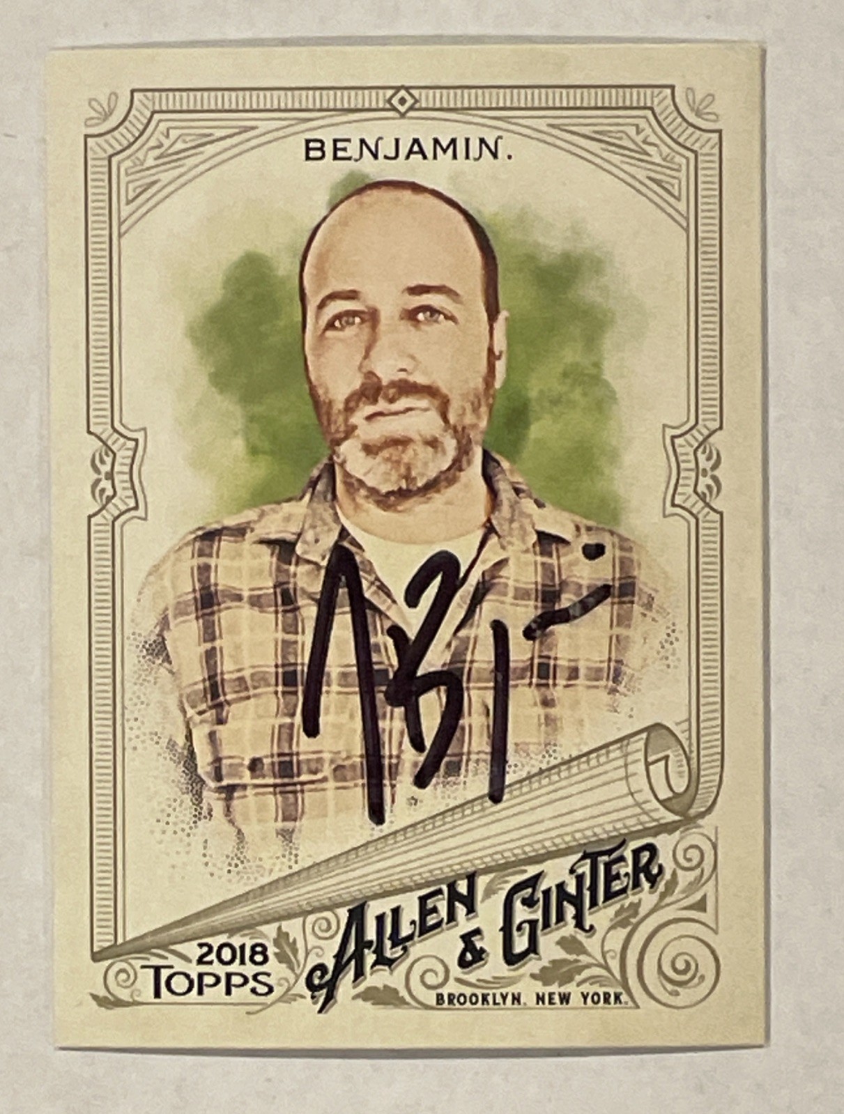 2018 Topps Allen & Ginter H. Jon Benjamin Signed Auto Autograph Bob’s Burgers 