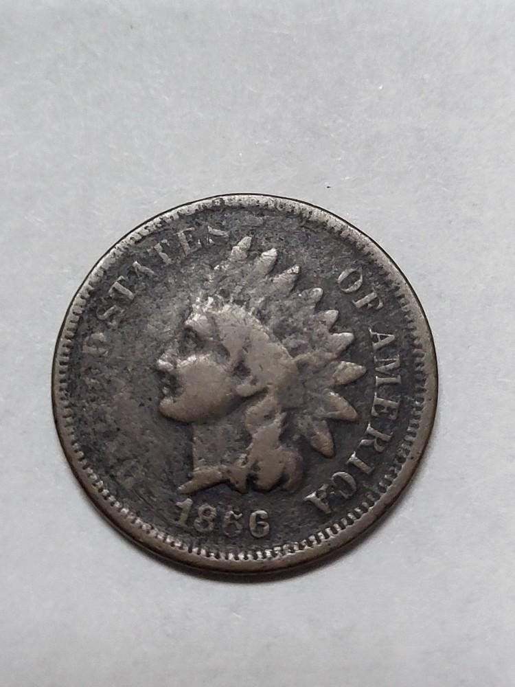 1866 Indian Head Cent CHEAP NICE DETAILS 