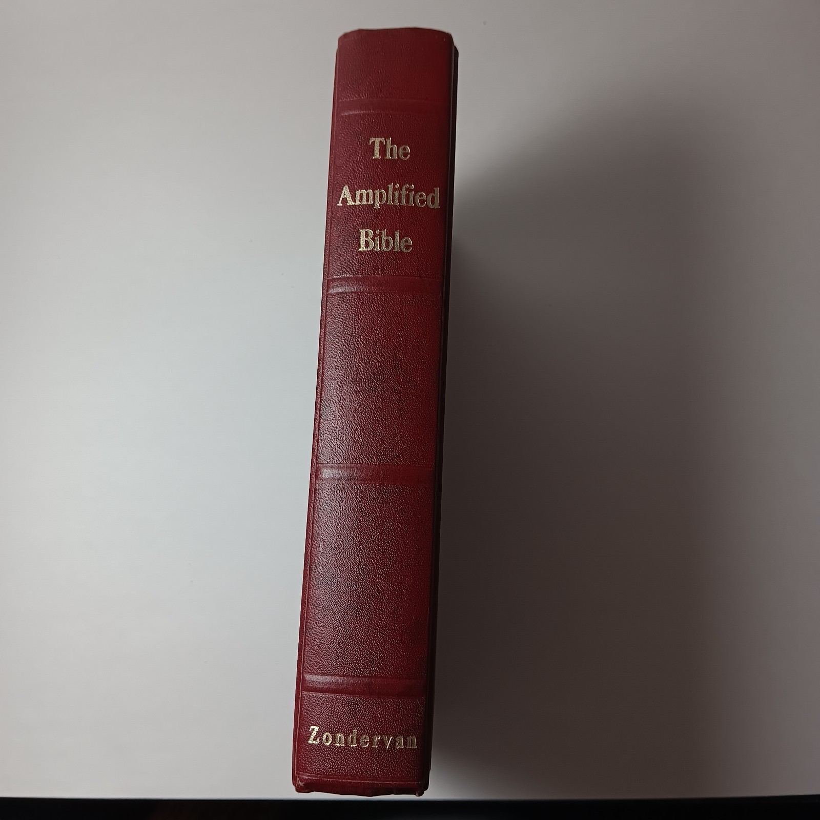 Vintage 1976 the amplified bible Zondervan 13th printing red hardcover 
