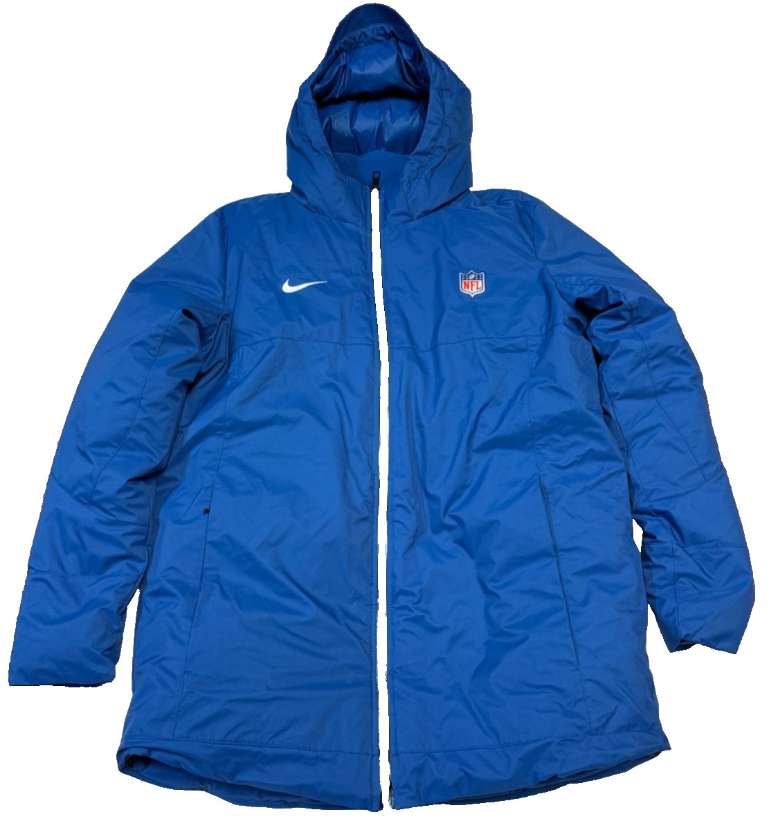 Player Issued Football The Shield Nike Blue Men's Size Large Down Jacket Player Issued Football The Shield Nike Blue Men's Size Large Down Jacket