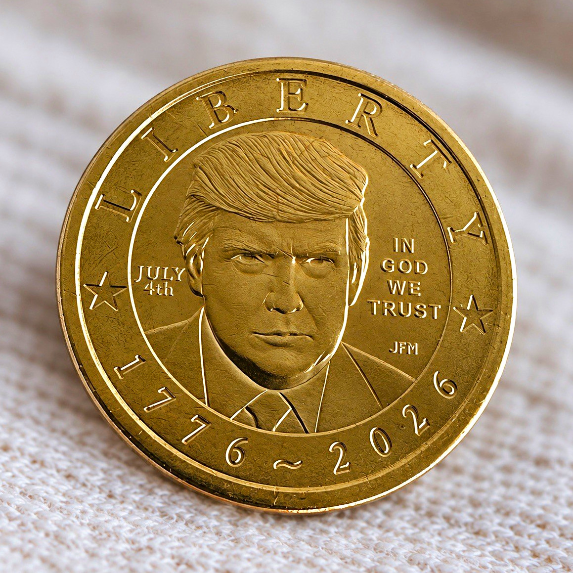 DONALD TRUMP 1776~2026 Presidential $1 Coin — PRIVY MARK
