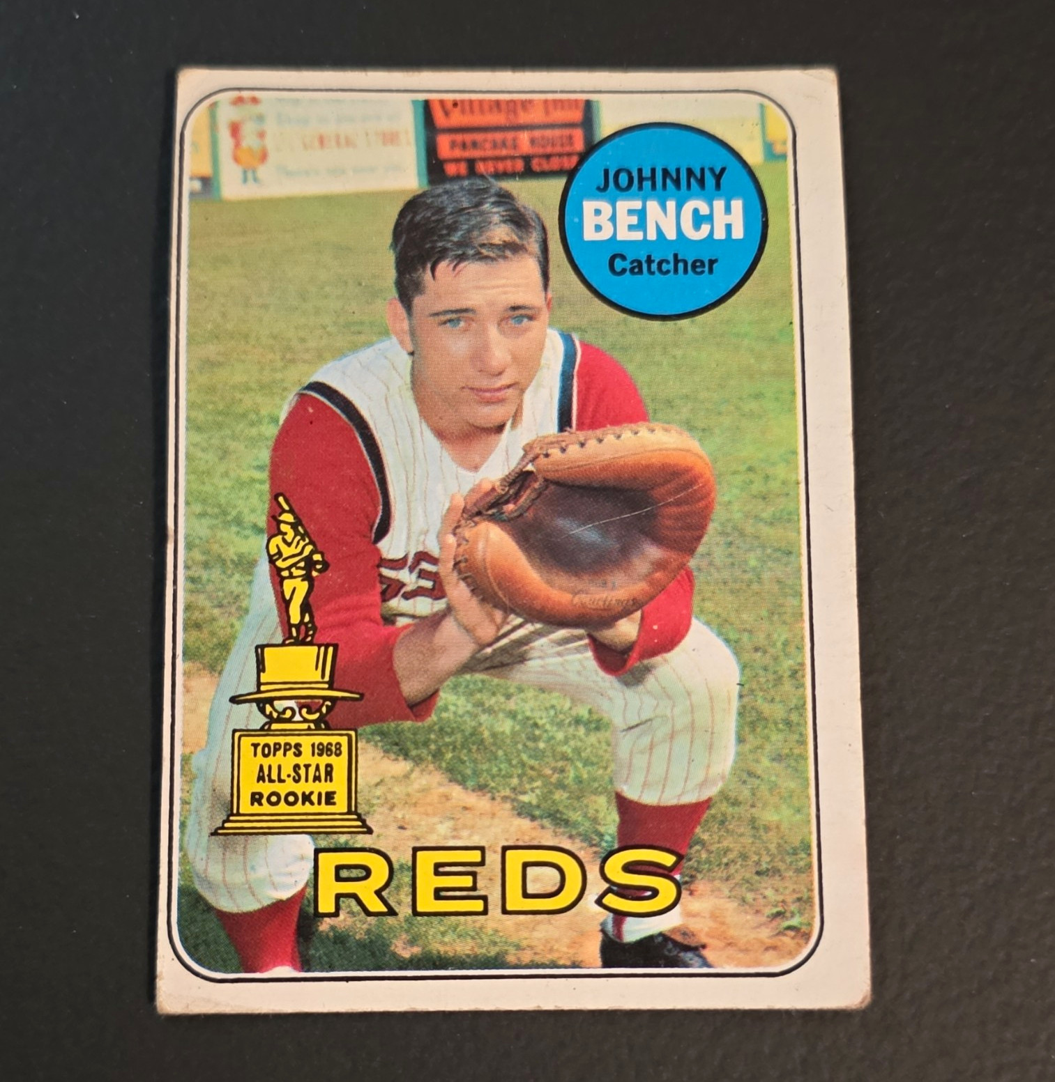 Topps 1969 Johnny Bench Cincinnati Reds #95 Rookie Base Set MLB Baseball Card Topps 1969 Johnny Bench Cincinnati Reds #95 Rookie Base Set MLB Baseball Card