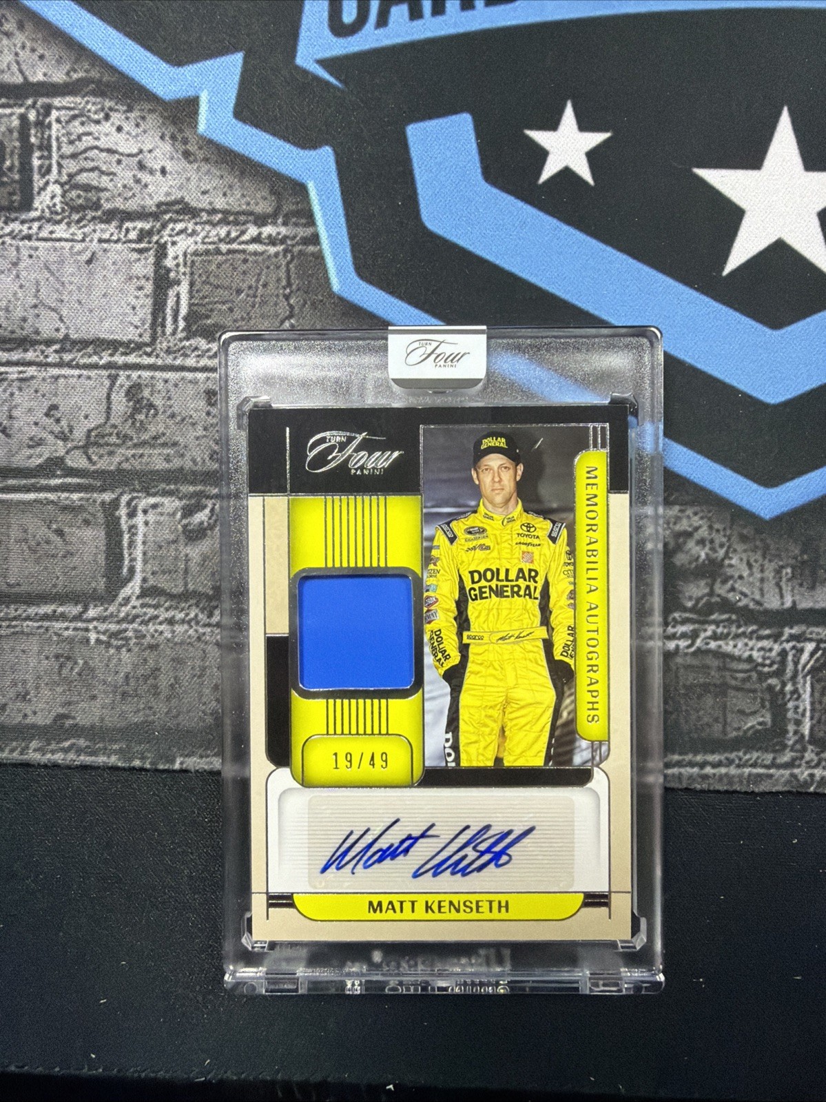 Panini 2026 Turn Four Racing Matt Kenseth NASCAR MA-MKS Memorabilia Auto 19/49