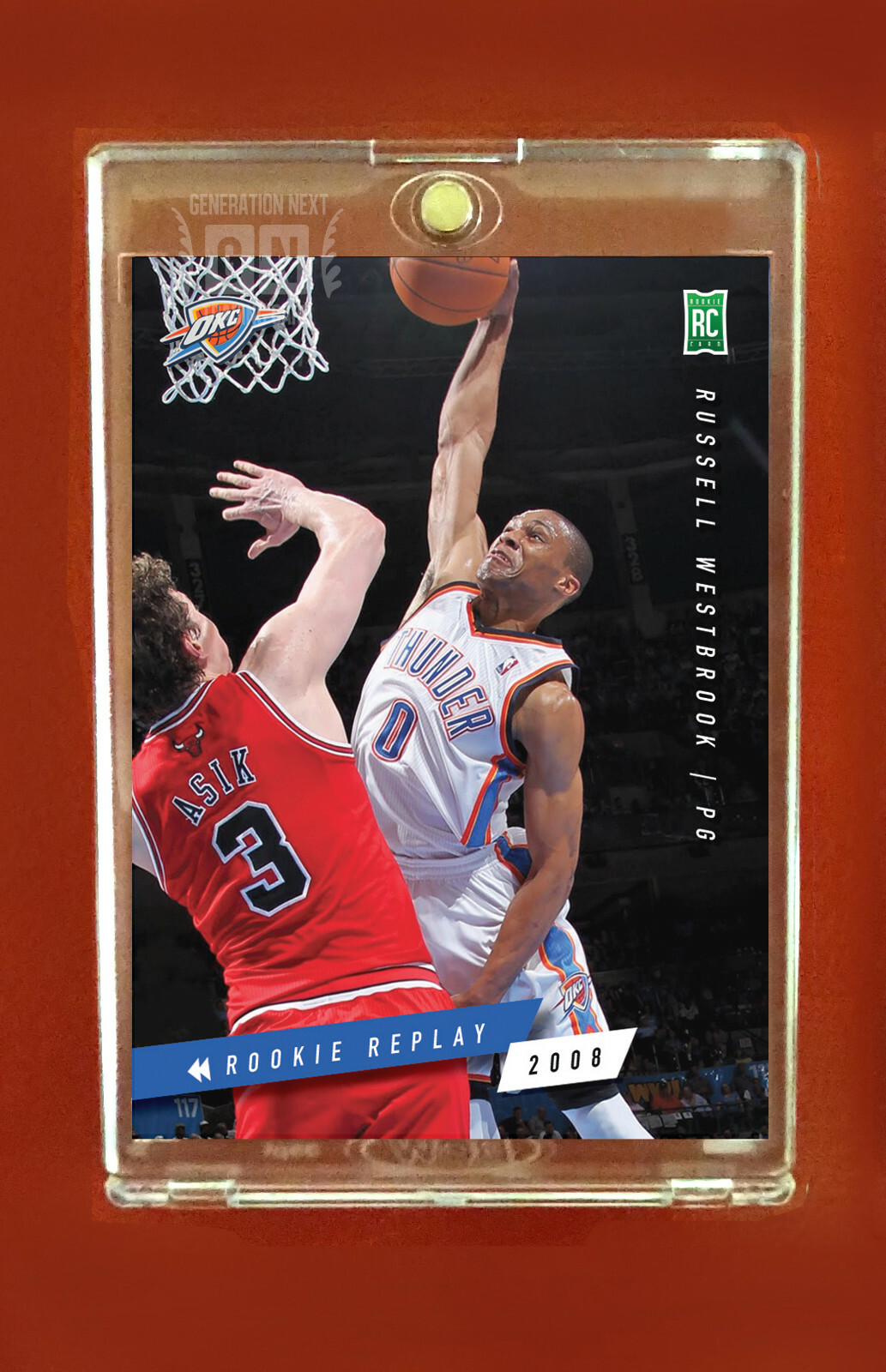 Russell Westbrook / OKC Thunder RC / Rookie Replay 2008 / Generation Next Russell Westbrook / OKC Thunder RC / Rookie Replay 2008 / Generation Next