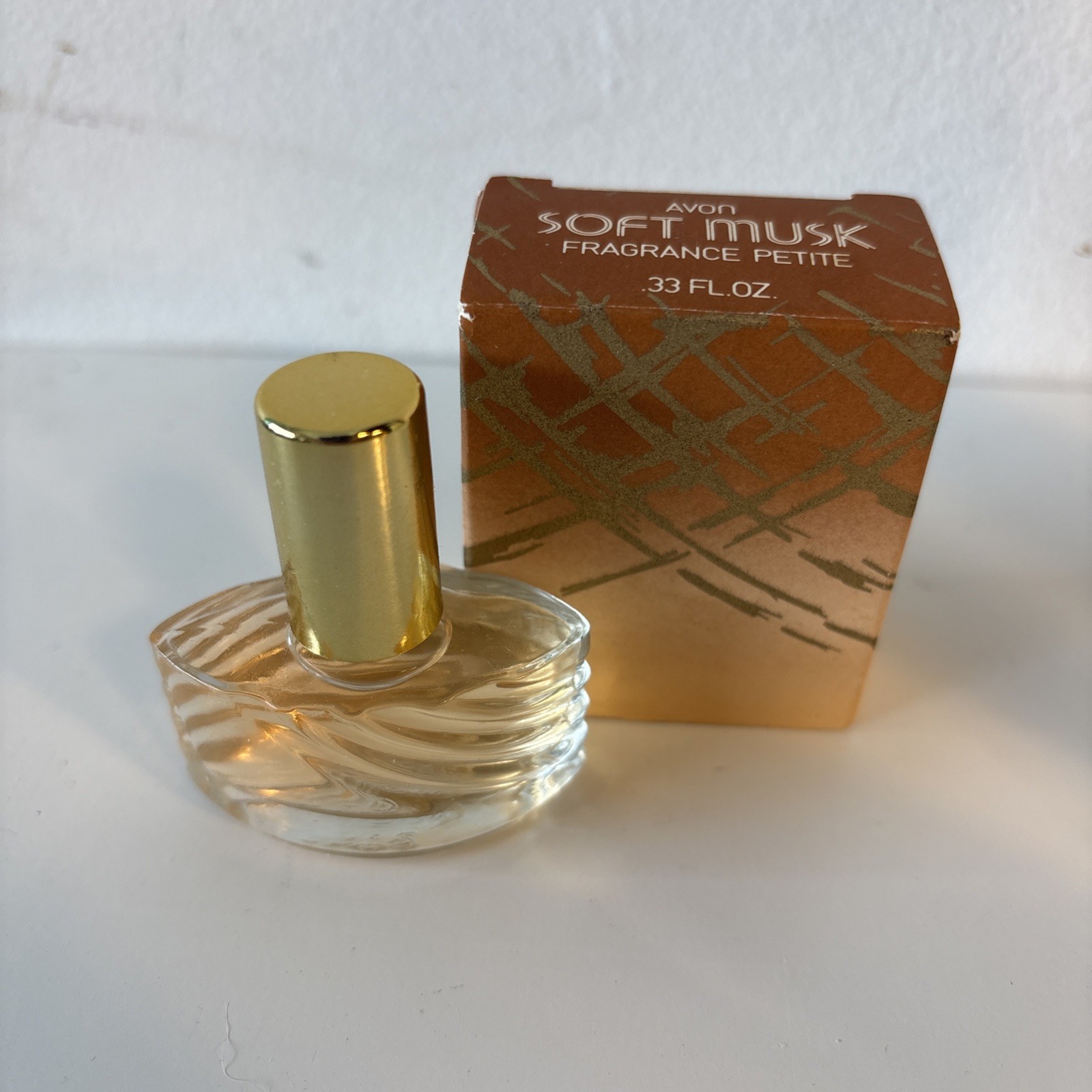Vintage 1982 Avon Soft Musk .33 Oz Fragrance Petite Cologne New Old Stock