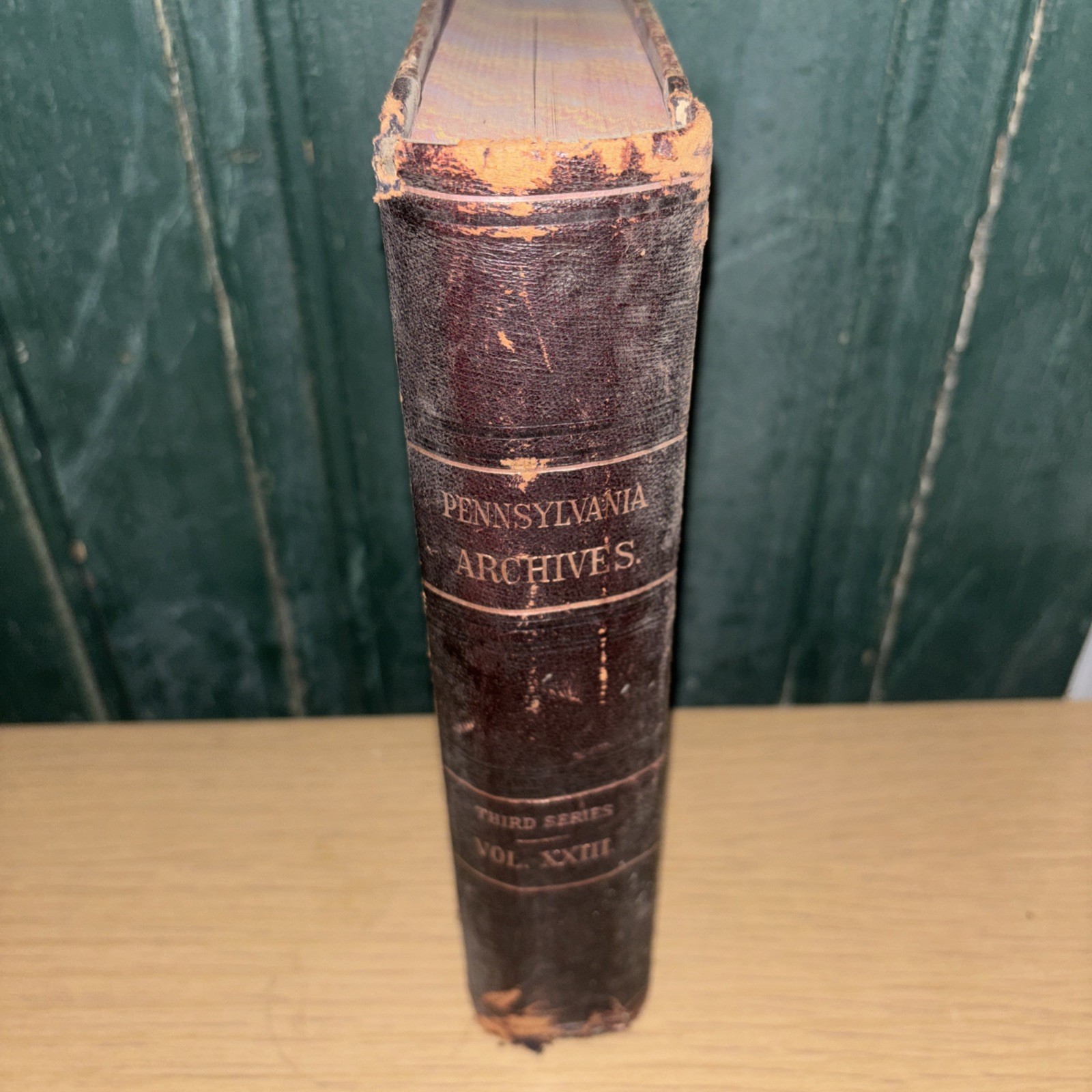Antique 1897 Book: Pennsylvania Archives Third Series. Vol. XXIII *Navy and Line