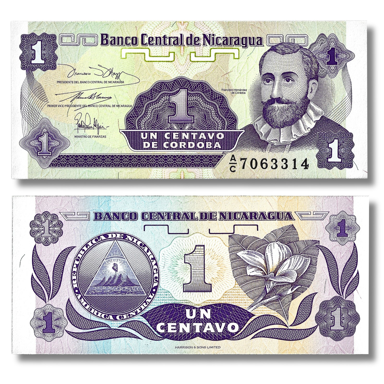 Nicaragua Uncirculated 1 Centavo Banknote P-167 🇳🇮