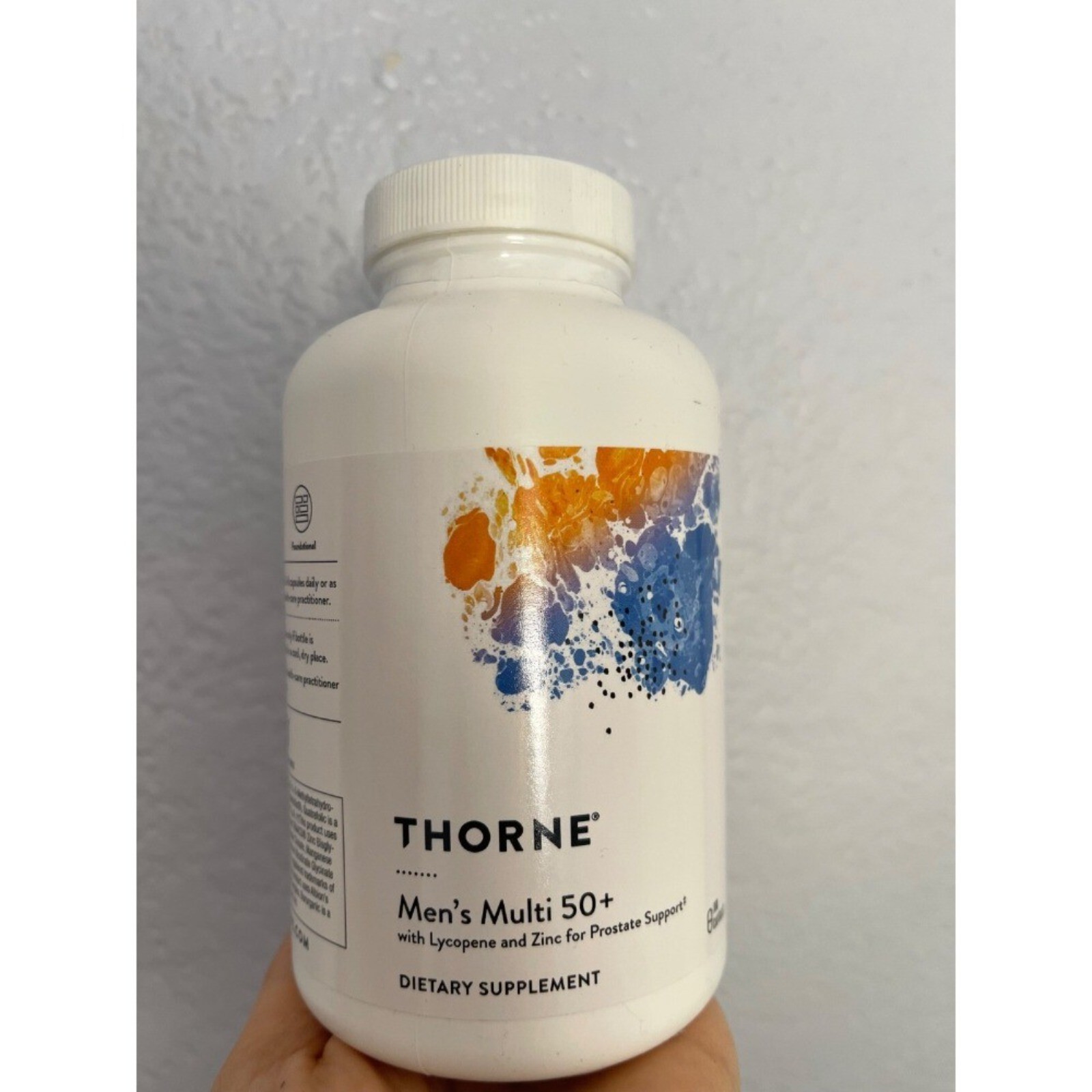 New, Thorne Men’s Multi 50+ supplement with Lycopene and Zinc for Prostate. New, Thorne Men’s Multi 50+ supplement with Lycopene and Zinc for Prostate.