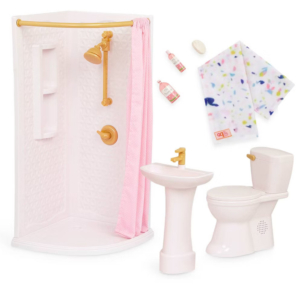 Our Generation Sweet Bathroom Accessory Set for 18
