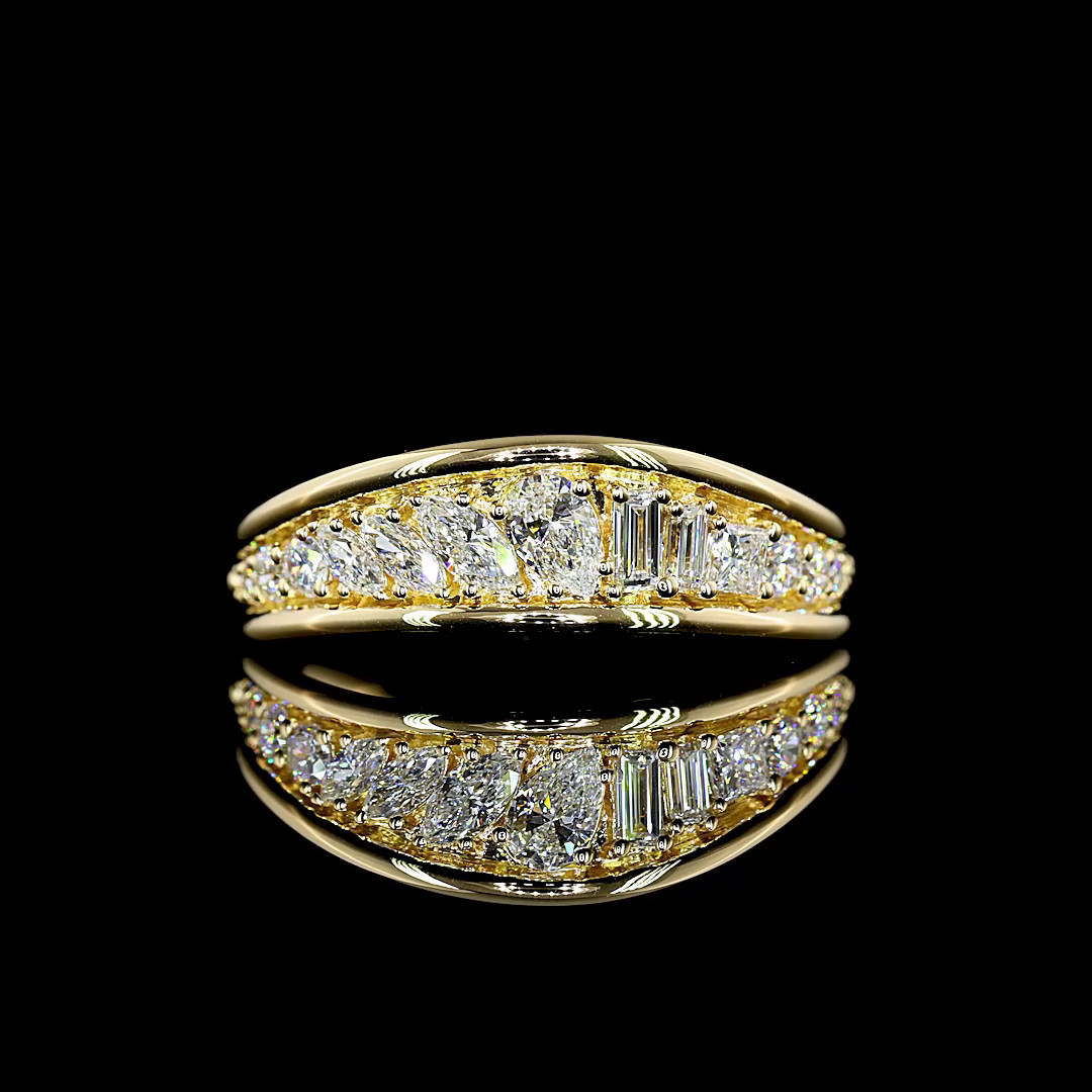 1/2ctw Pear Lab Grown Diamond Wedding Band 14K White Gold VVS2 E Color Special 1/2ctw Pear Lab Grown Diamond Wedding Band 14K White Gold VVS2 E Color Special