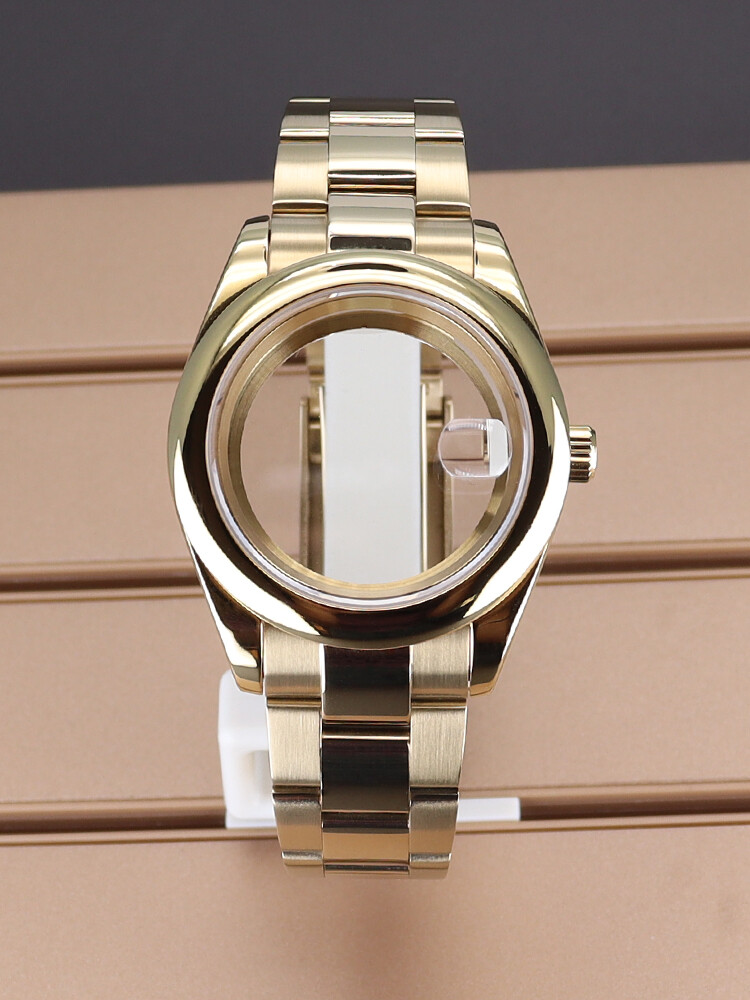 36mm/39mm Stainless Steel Watch Case+Oyster Strap For Seiko nh35/36 8215Movement
