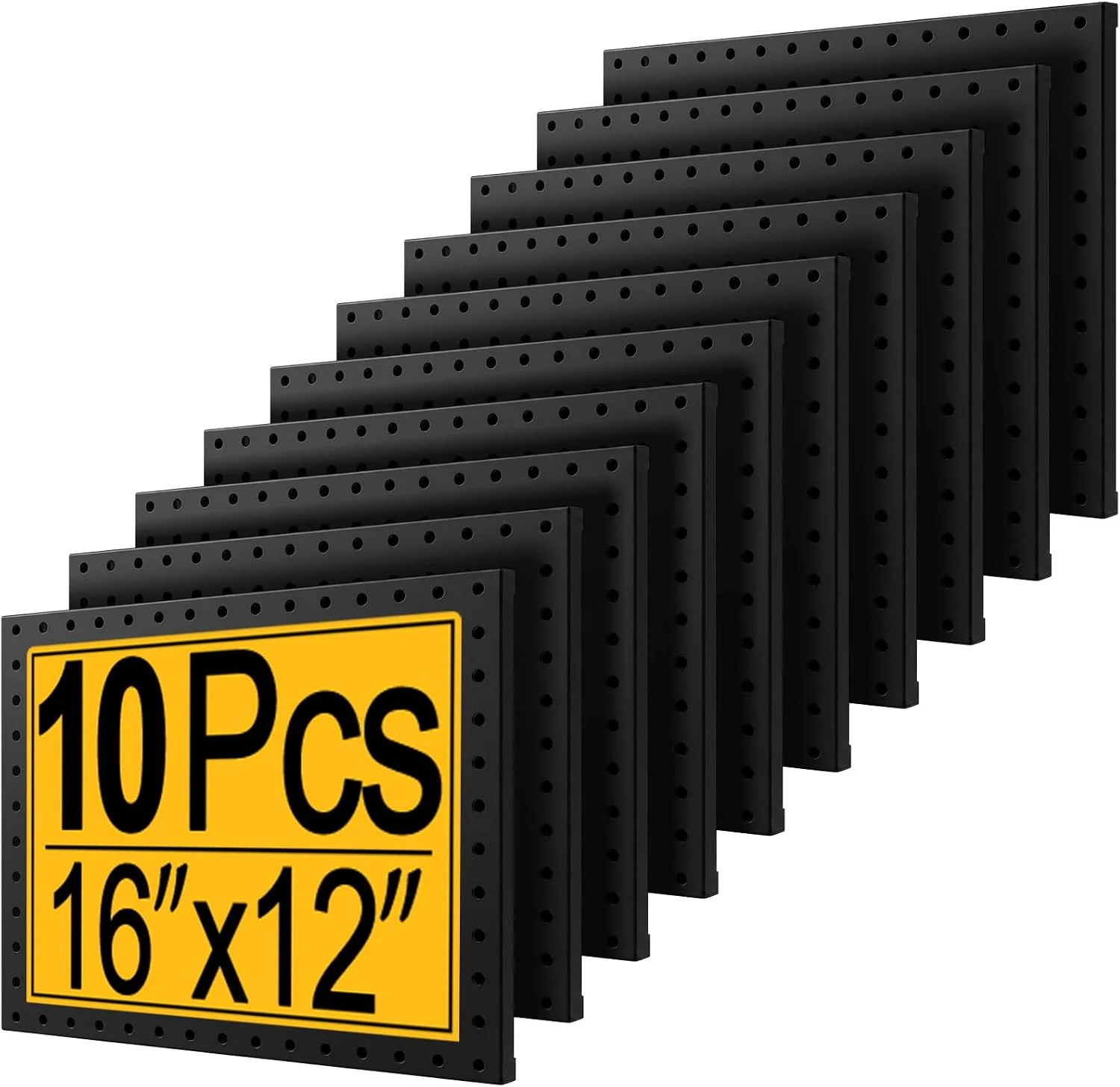 PBHEPJ 10 Pcs Metal Pegboard Panels, 16\