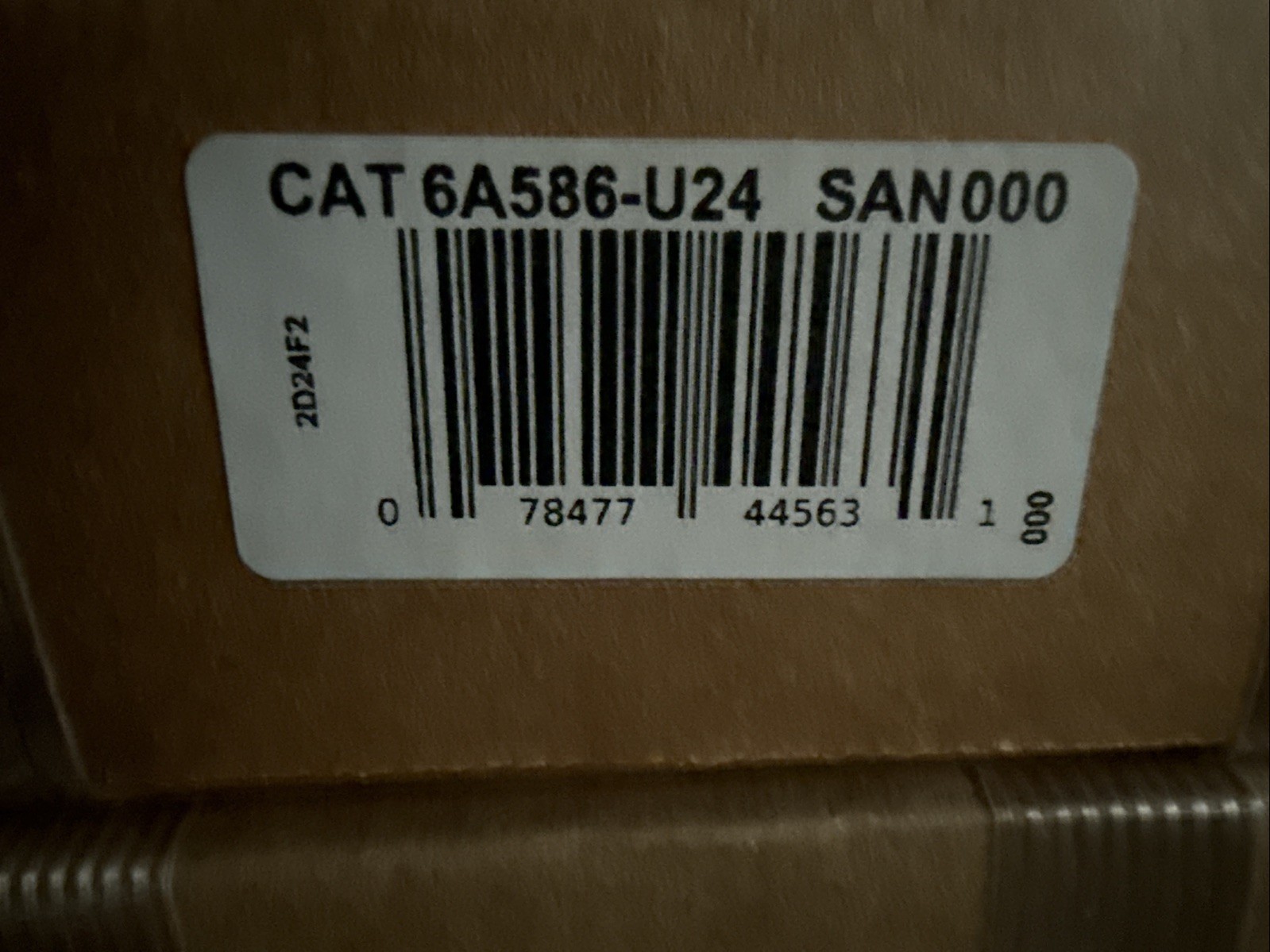 Leviton Cat 6a586-u24 Cat 6a 110 Patch Panel24 Port 1u