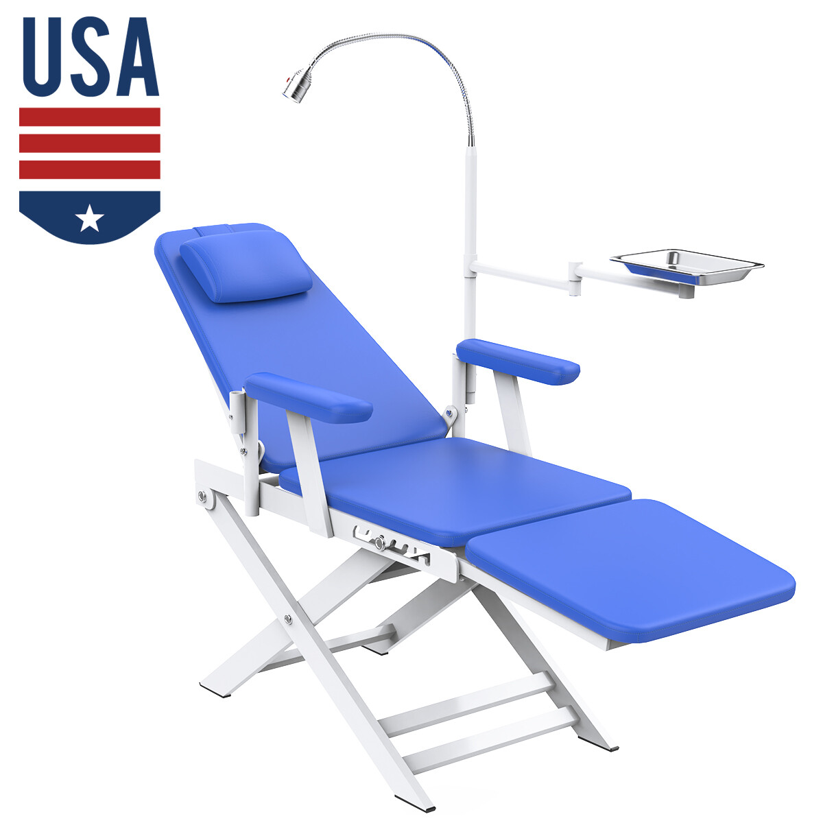 Unidad de entrega portatil dental móvil compresor de aire succión 4Hole /Silla