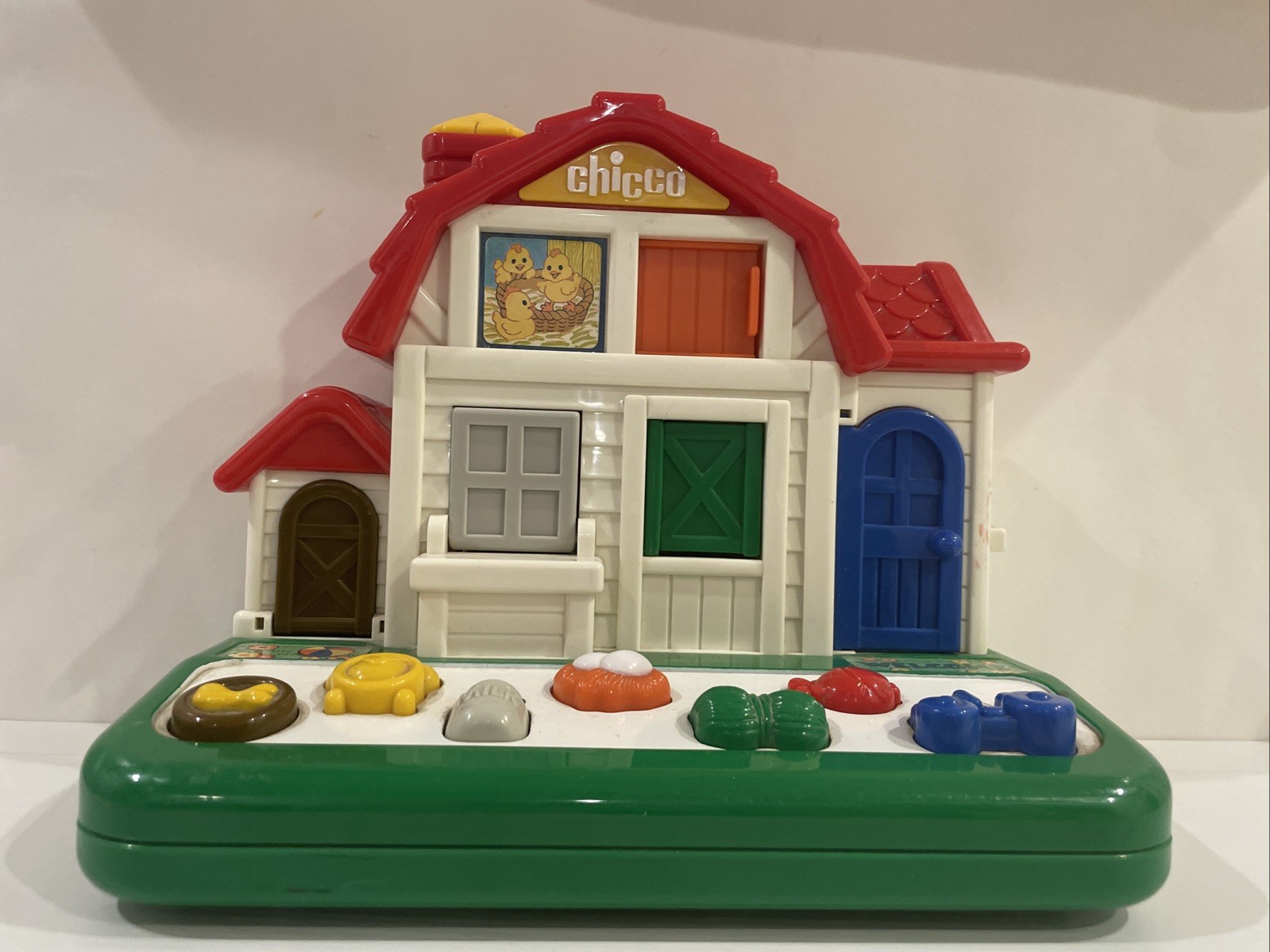 Vintage Rare HTF Chicco Peekaboo Barn Toy Baby Einstein (No Sound)
