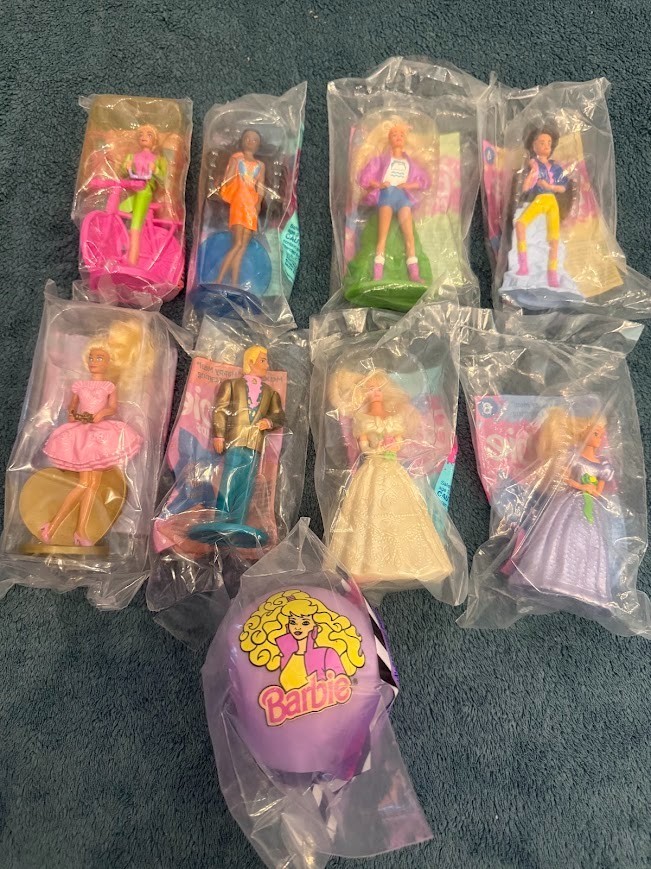 Vintage 1994 McDonald\'s Happy Meal Barbie and Friends Collection - Set of 9- NIP