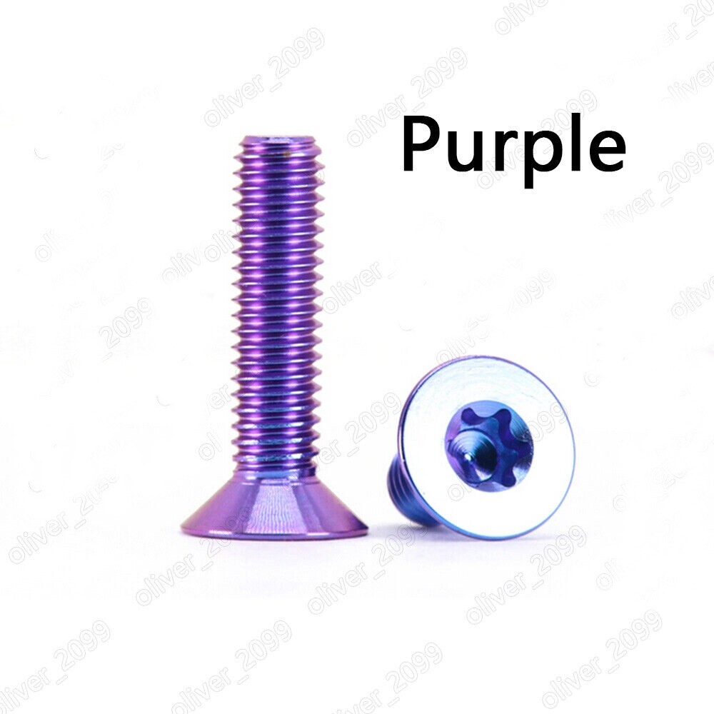 Titanium GR5 Torx Socket Countersunk Head Screws M4 M5 M6