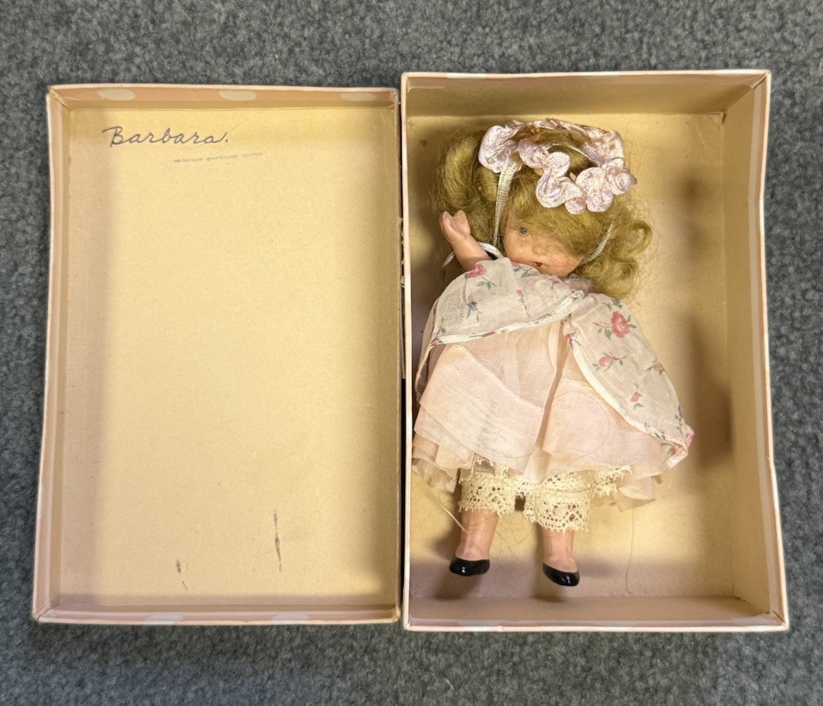 Vintage Nancy Ann Storybook Doll Little Bo Peep With box