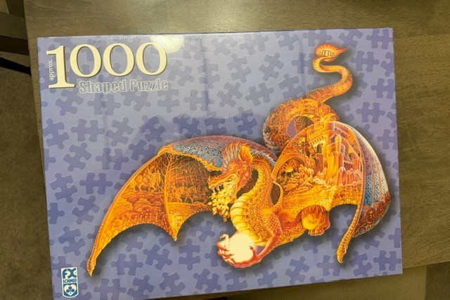 FX Schmid 1000 Piece Puzzle - The Fire Dragon -Unopened