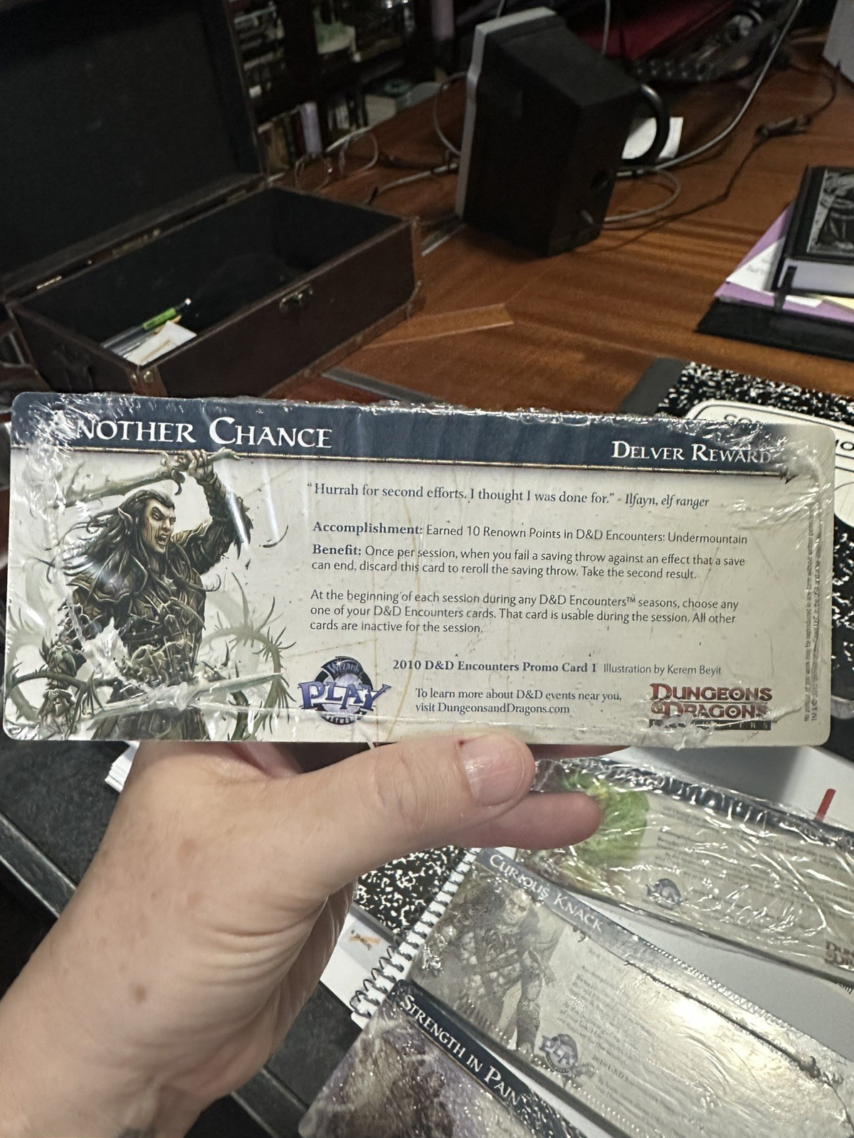 WotC D&D 4e Encounters Promo Cards #1-5 - Mint in Shrink Wrap WotC D&D 4e Encounters Promo Cards #1-5 - Mint in Shrink Wrap