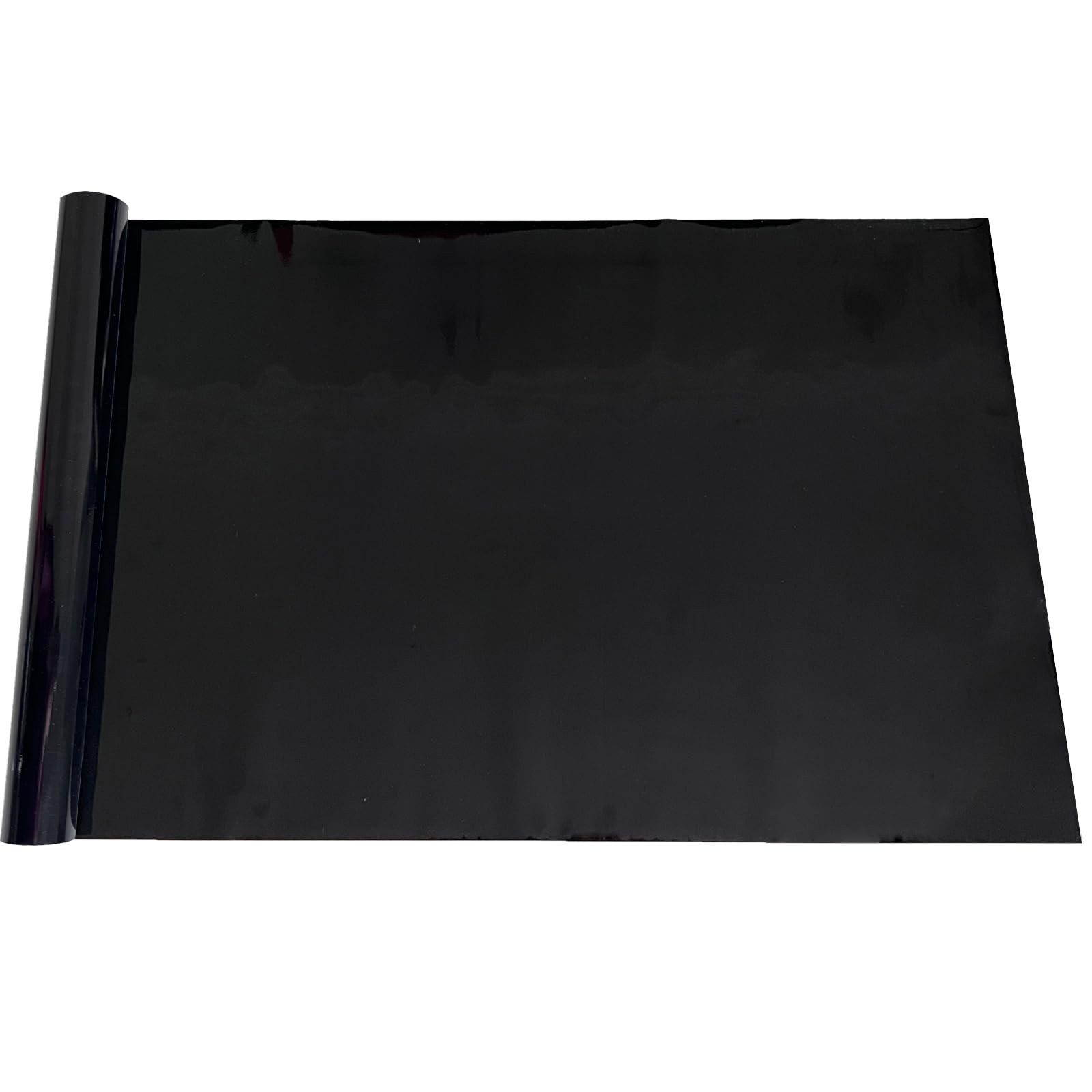 XCNO Black Aquarium Background Fish Tank Film, Static Cling, 31.5 x 17.7 in