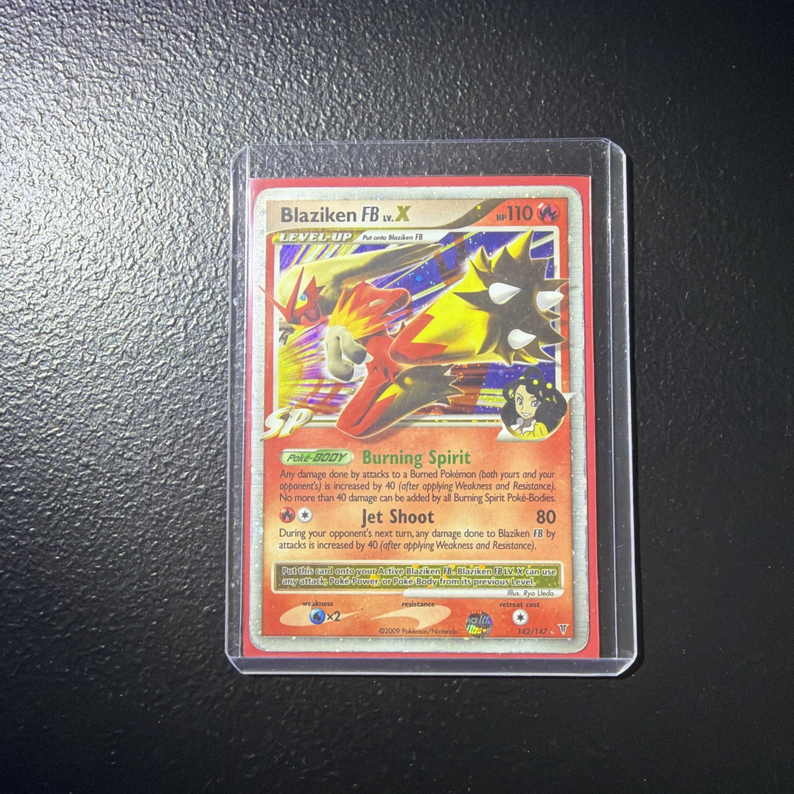 Blaziken FB LV.X Holo 142/147 Supreme Victors SP 110HP Pokemon TCG EN 2009
