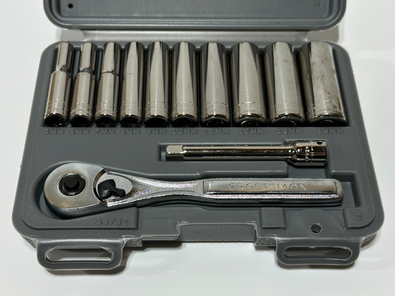 🇺🇸Craftsman Tools USA 34782 12pc Metric 1/4
