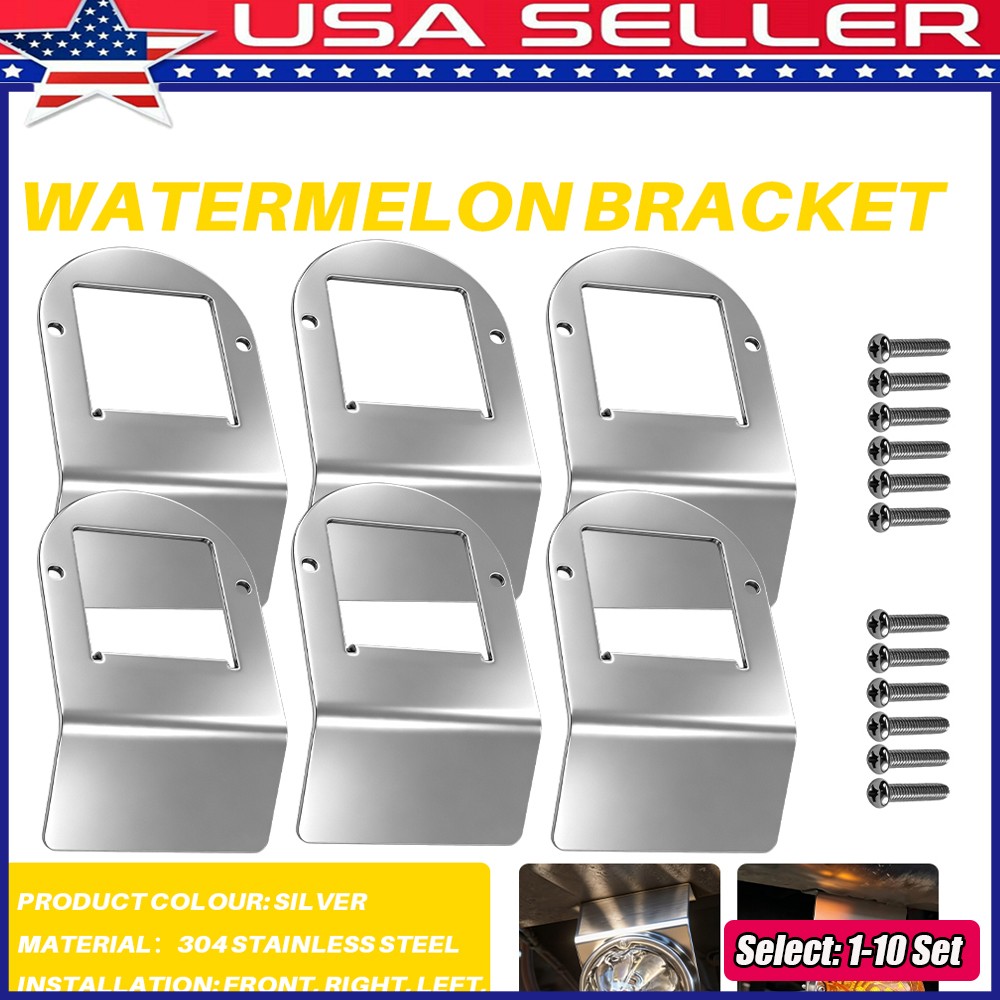 1-10 Set Watermelon Light Under Frame Bracket For Multi-Purpose Truck RV Trailer