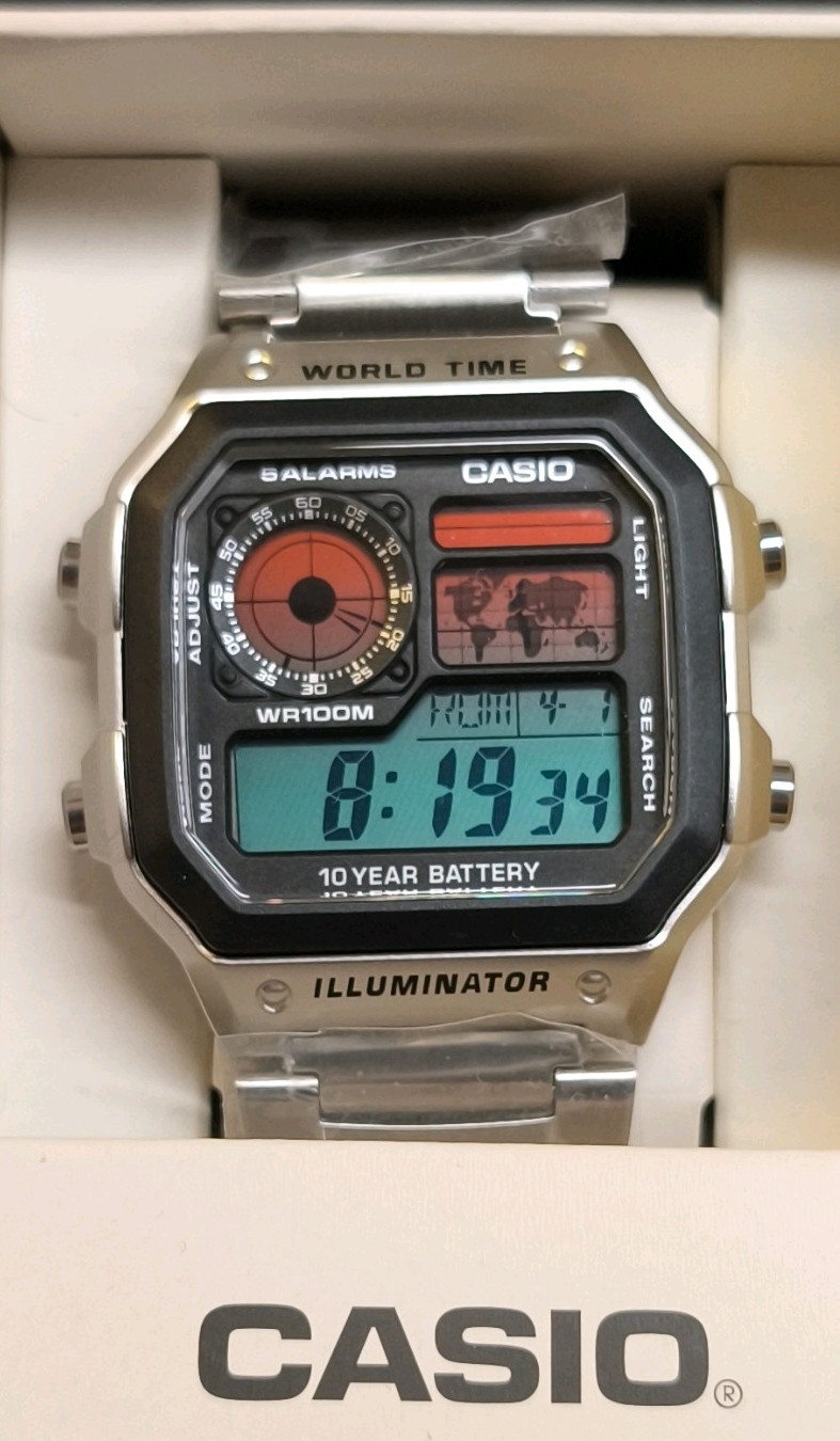 Casio Royale AE-1200 Illuminator Multi-coloured Screen - DISCOUNTED By £10
