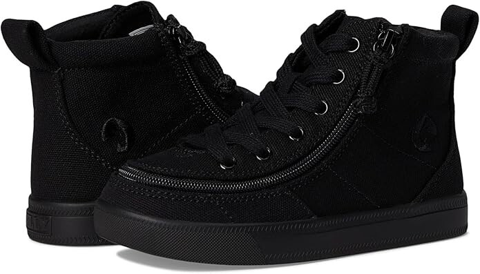 BILLY Footwear Classic Lace High Sneakers - Black to the Floor - Toddler Size BILLY Footwear Classic Lace High Sneakers - Black to the Floor - Toddler Size