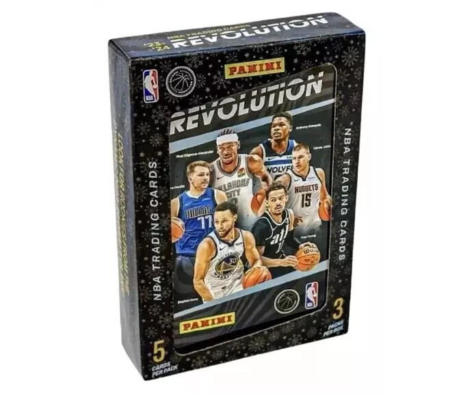 2023-24 Panini Revolution Basketball Holiday Winter Tin Sealed New 2023-24 Panini Revolution Basketball Holiday Winter Tin Sealed New