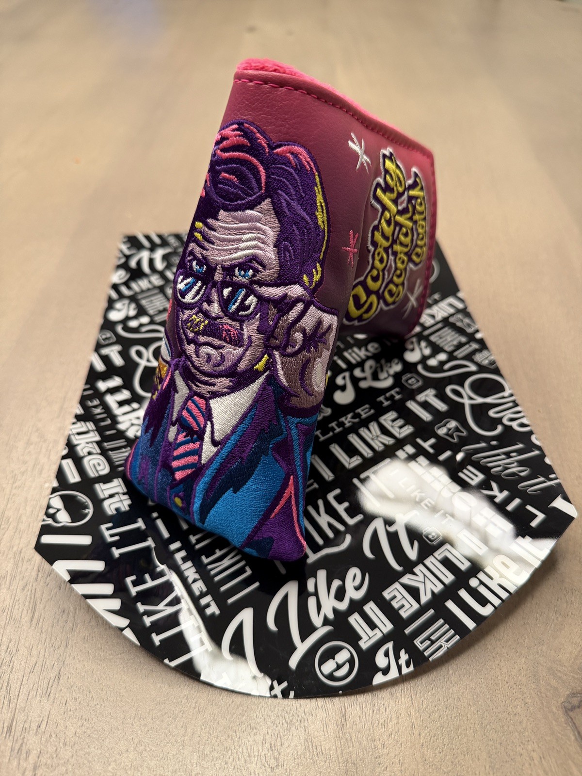 Swag Golf Stay Classy Ron Burgundy Anchorman Blade Putter Headcover 