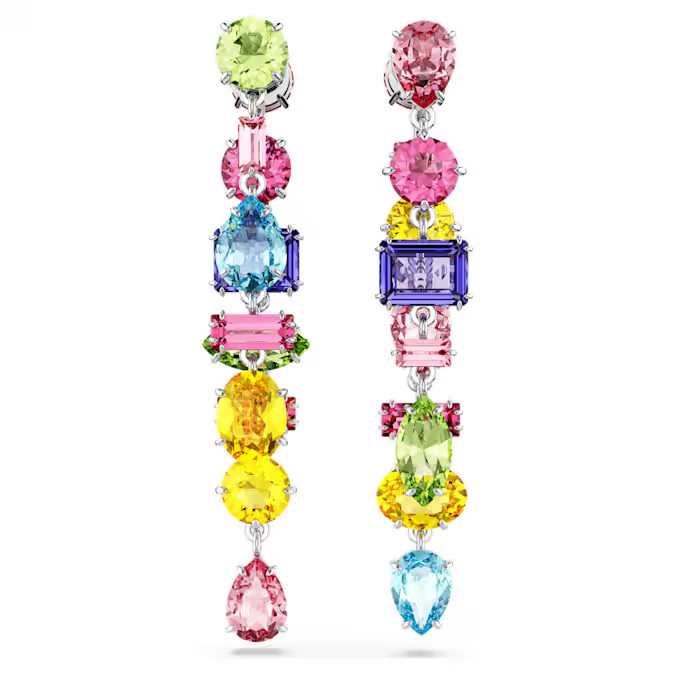 Swarovski Gema drop earrings Mixed cut Swarovski Gema drop earrings Mixed cut