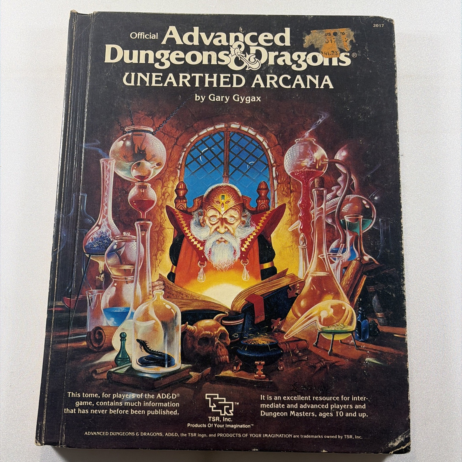 Advanced Dungeons & Dragons Unearthed Arcana (TSR 2017) Hardcover 1985 READ DESC