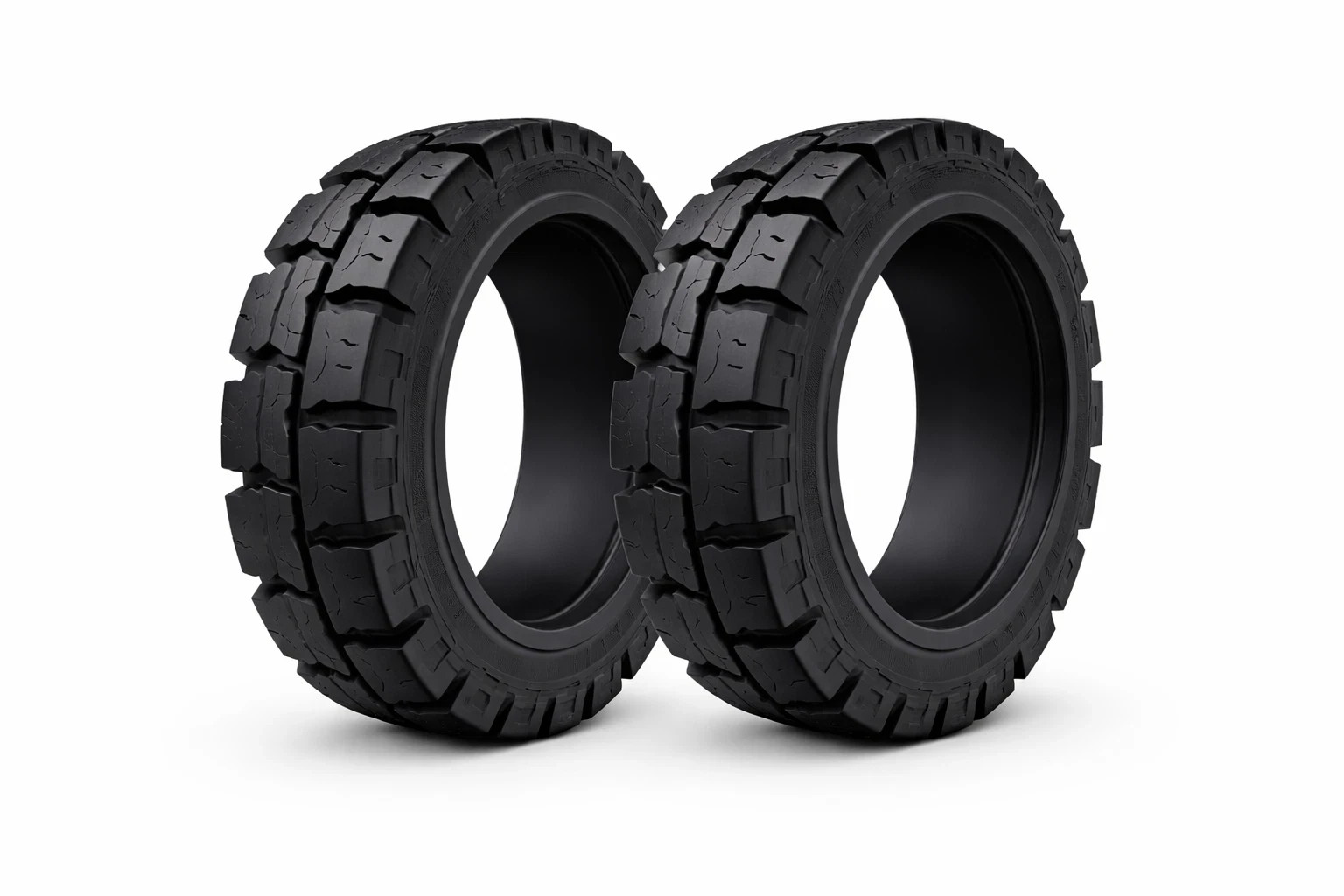2PK -16X5X10-1/2  SOLID  TIRES -TRACTION.  16-5-10.5 SOLID TIRES  TOYOTA