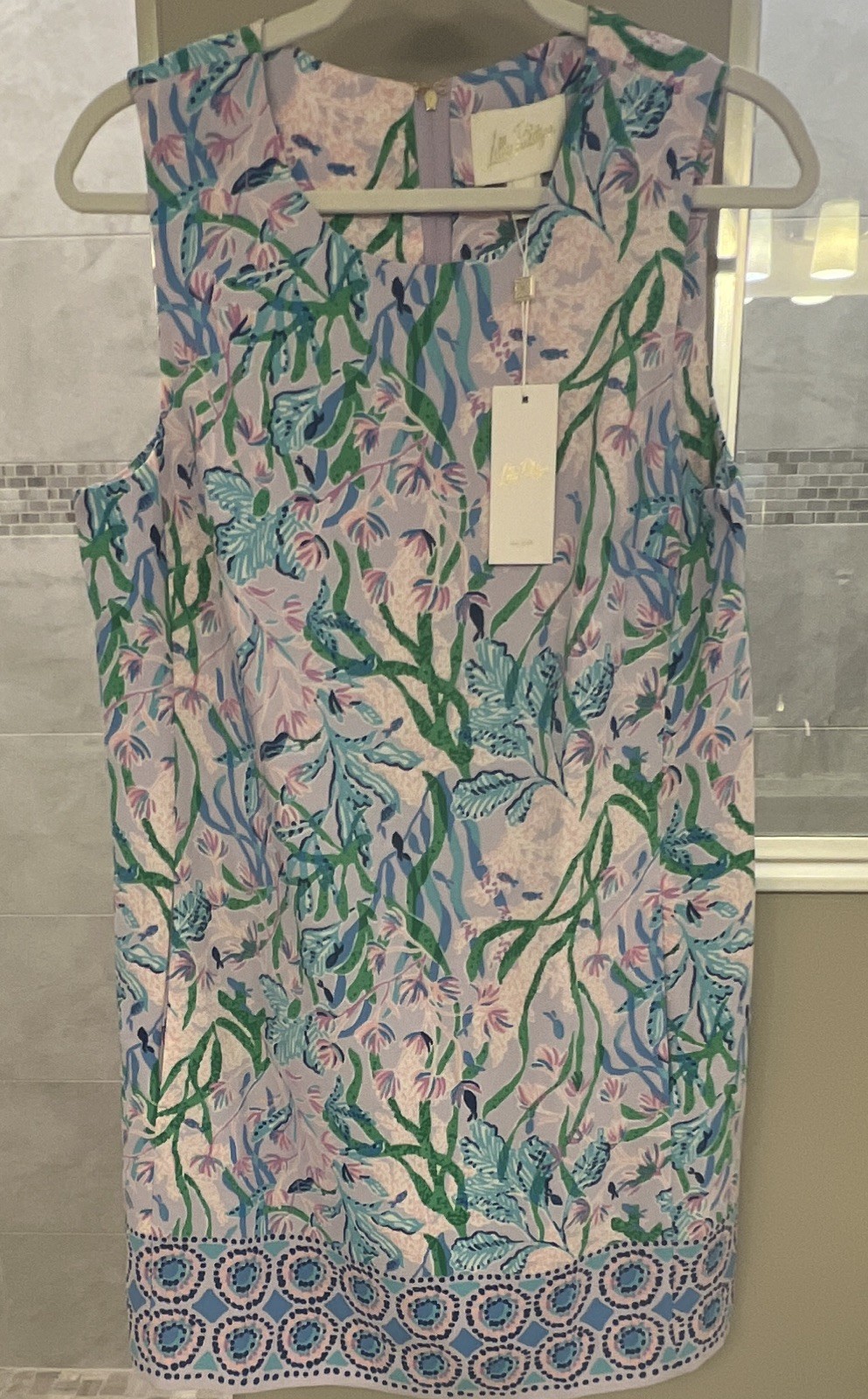 Lilly Pulitzer Edita Shift Dress NWT Seacret Escape Engineered 6