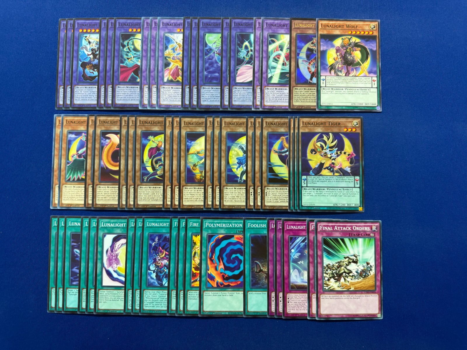Yu-Gi-Oh ARC-V - Celina's Complete Lunalight Fusion Deck