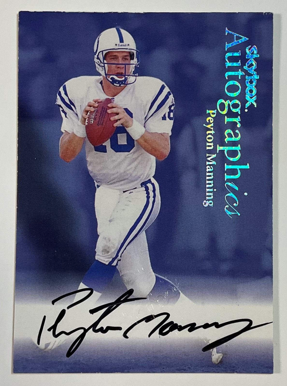 1999 Skybox Autographics PEYTON MANNING Auto Autograph 1999 Skybox Autographics PEYTON MANNING Auto Autograph