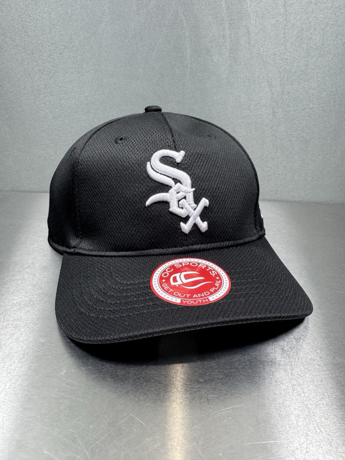 Chicago White Sox Youth Baseball Cap Hat OC Sports Team Official MLB Black New
